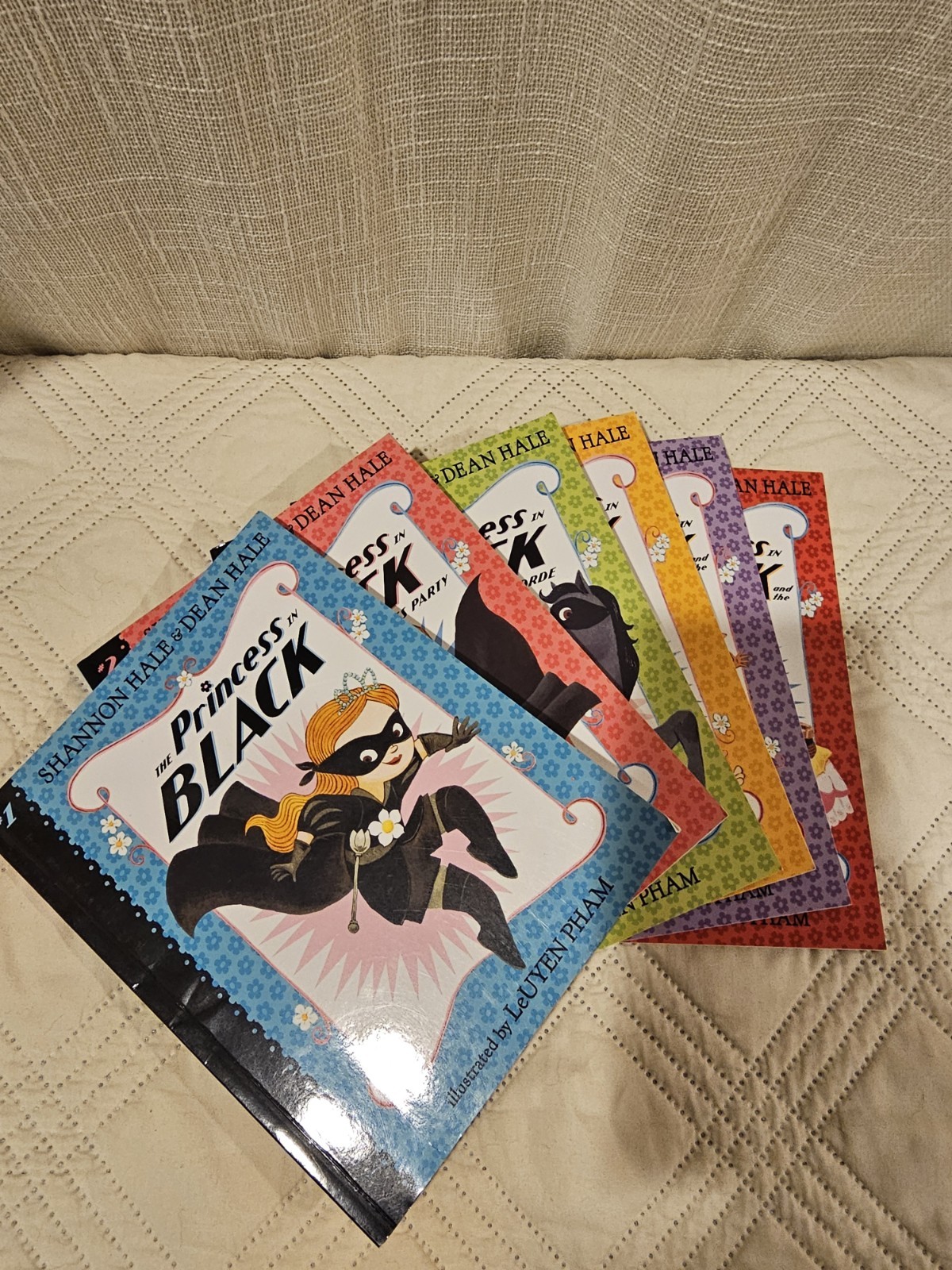 Books 1-6 of The Princess in Black by Shannon & Dean Hale