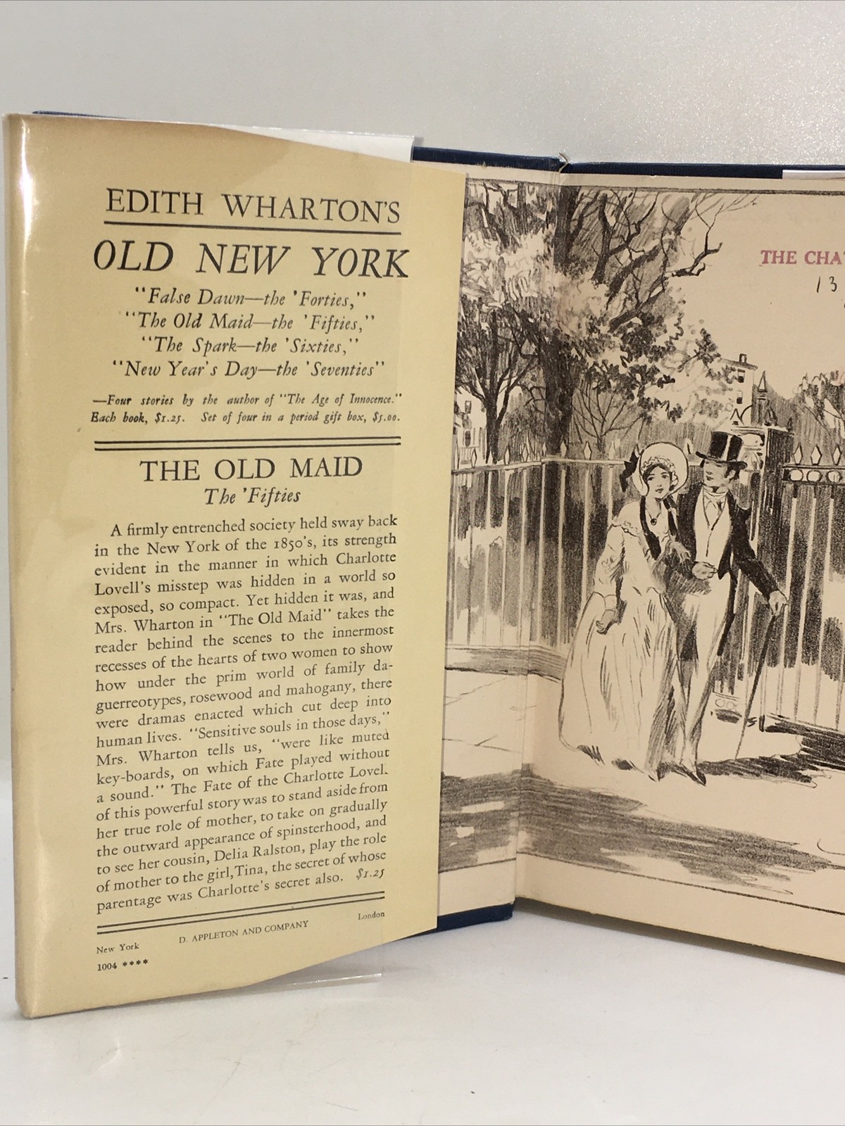 Rare 1924 Edith Wharton First Edition Old New York 4 Book Set, 1 SIGNED!! HCDJ