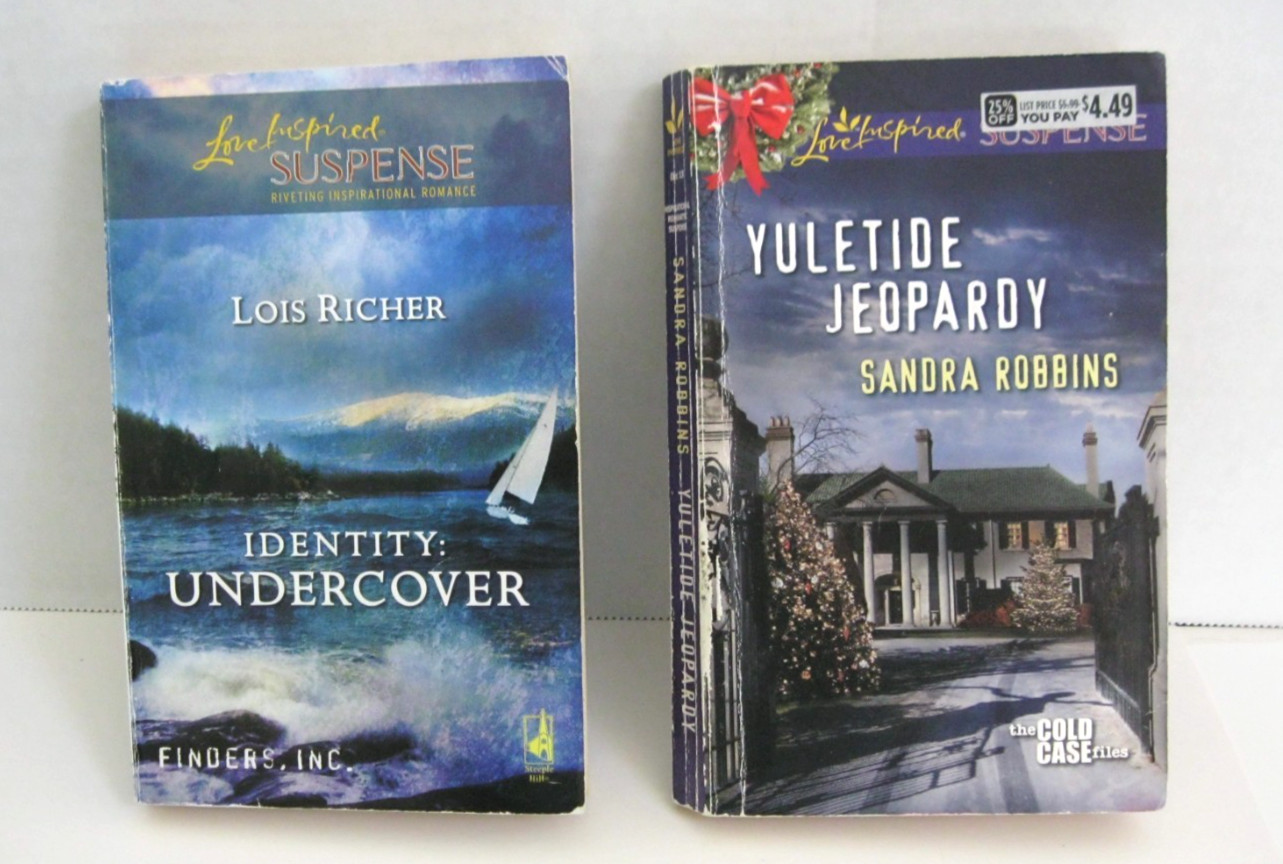 8 Love Inspired Suspense & Love Inspired Cold Case Book Lot – Free Ship