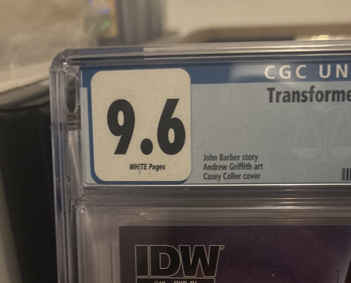 IDW Transformers: Robots In Disguise #12 1:10 RI Ziggy Stardust Variant CGC 9.6