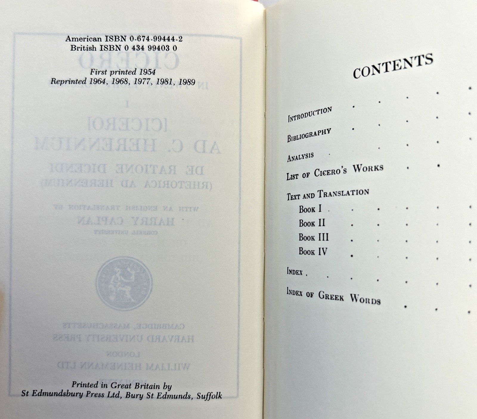 Cicero Loeb Classical Library Rhetoric Brutus De Inventione Ad Herennium 5 Vol