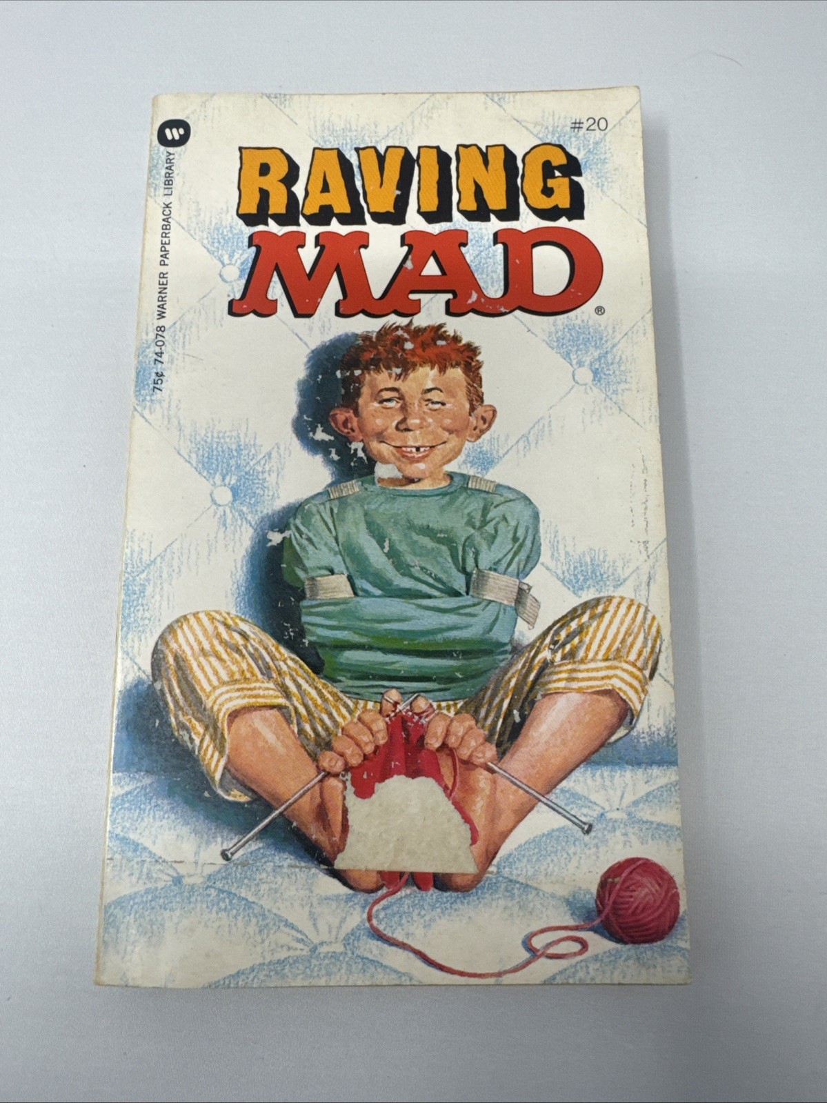 MAD Magazine Paperback Book: #20 RAVING MAD 1973 Warner 1st Print G
