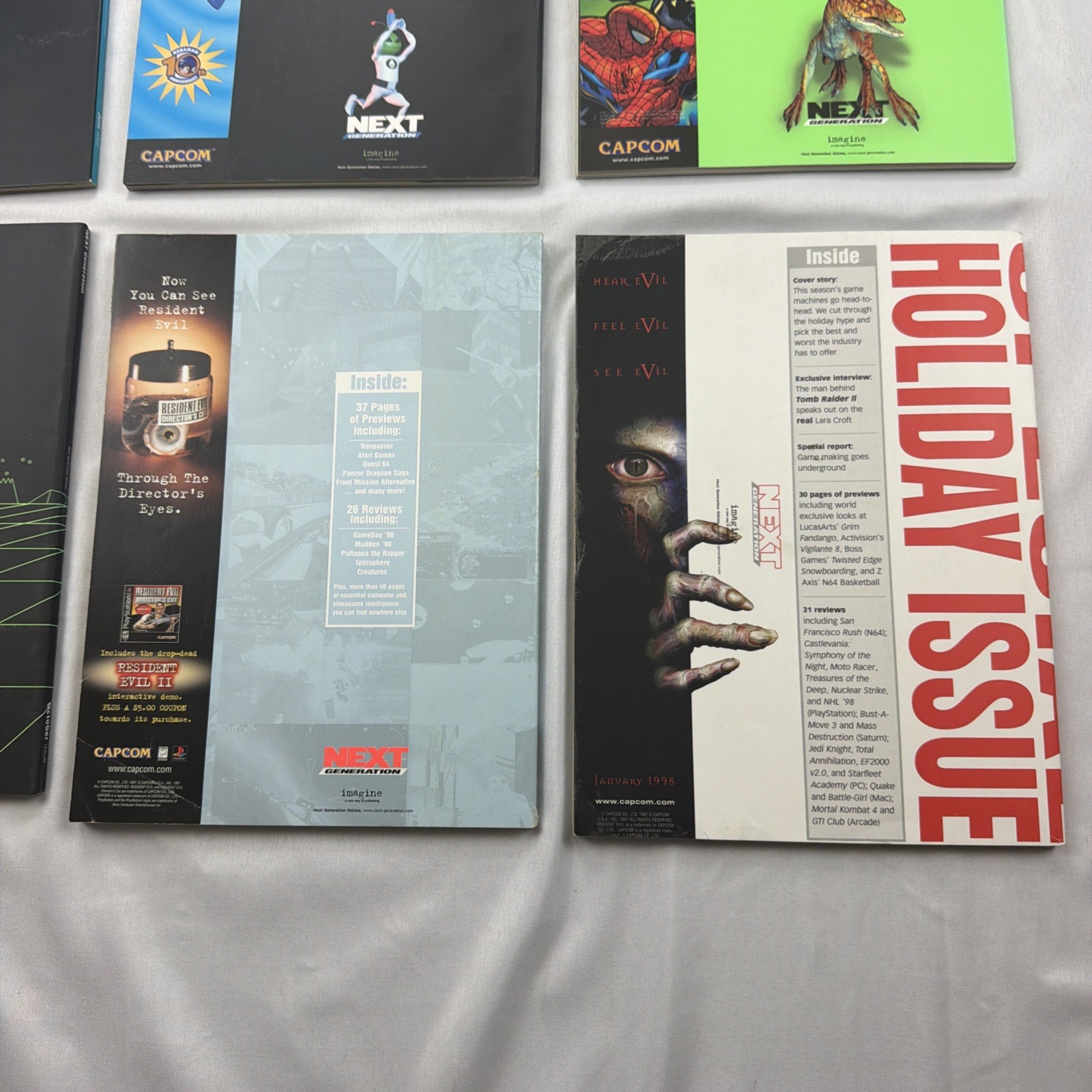 Vintage Next Generation Magazine Lot of 12 Issues 1997, Plus 6 Discs