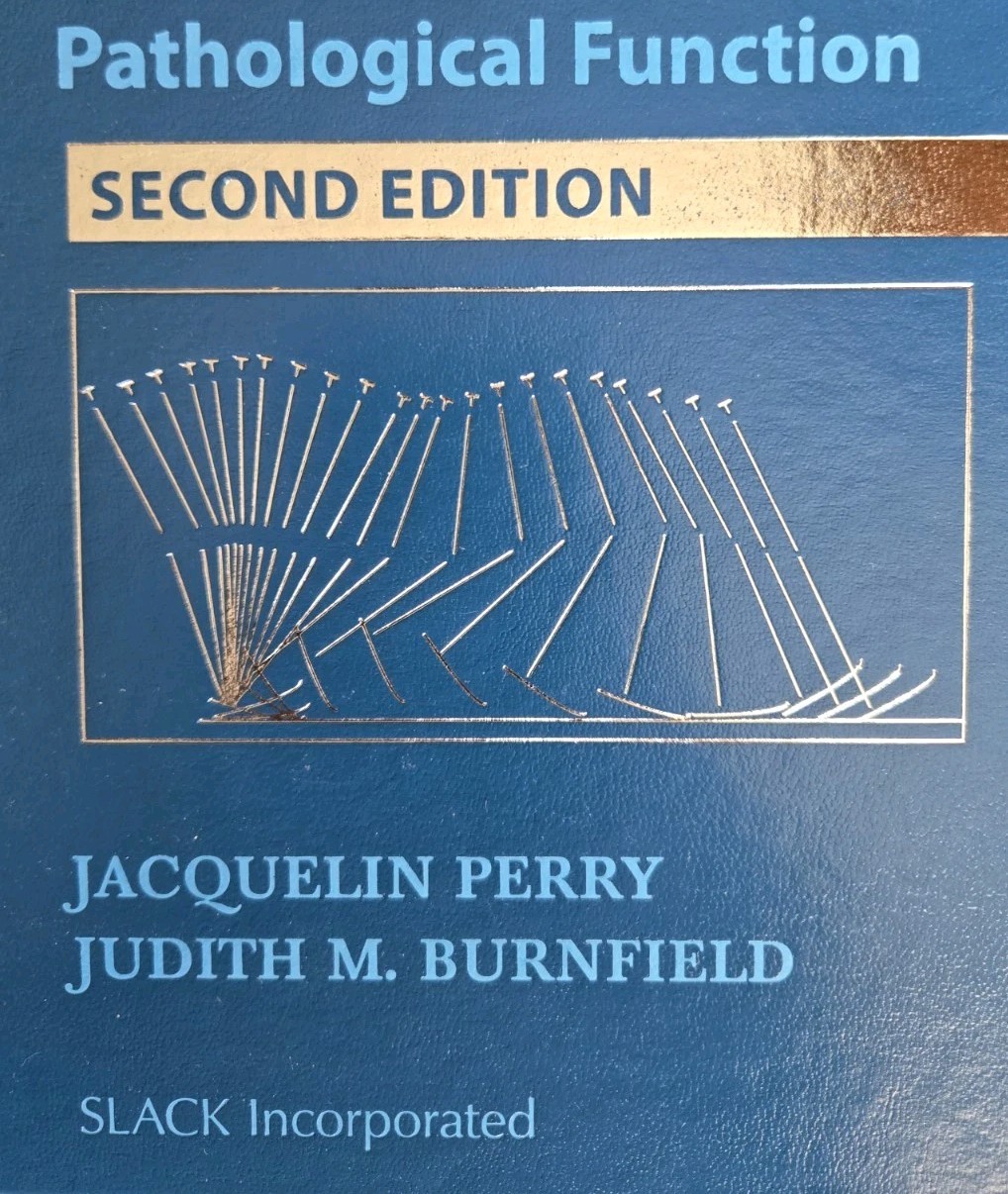 Gait Analysis : Normal and Pathological Function by Jacquelin Perry 2nd Edition
