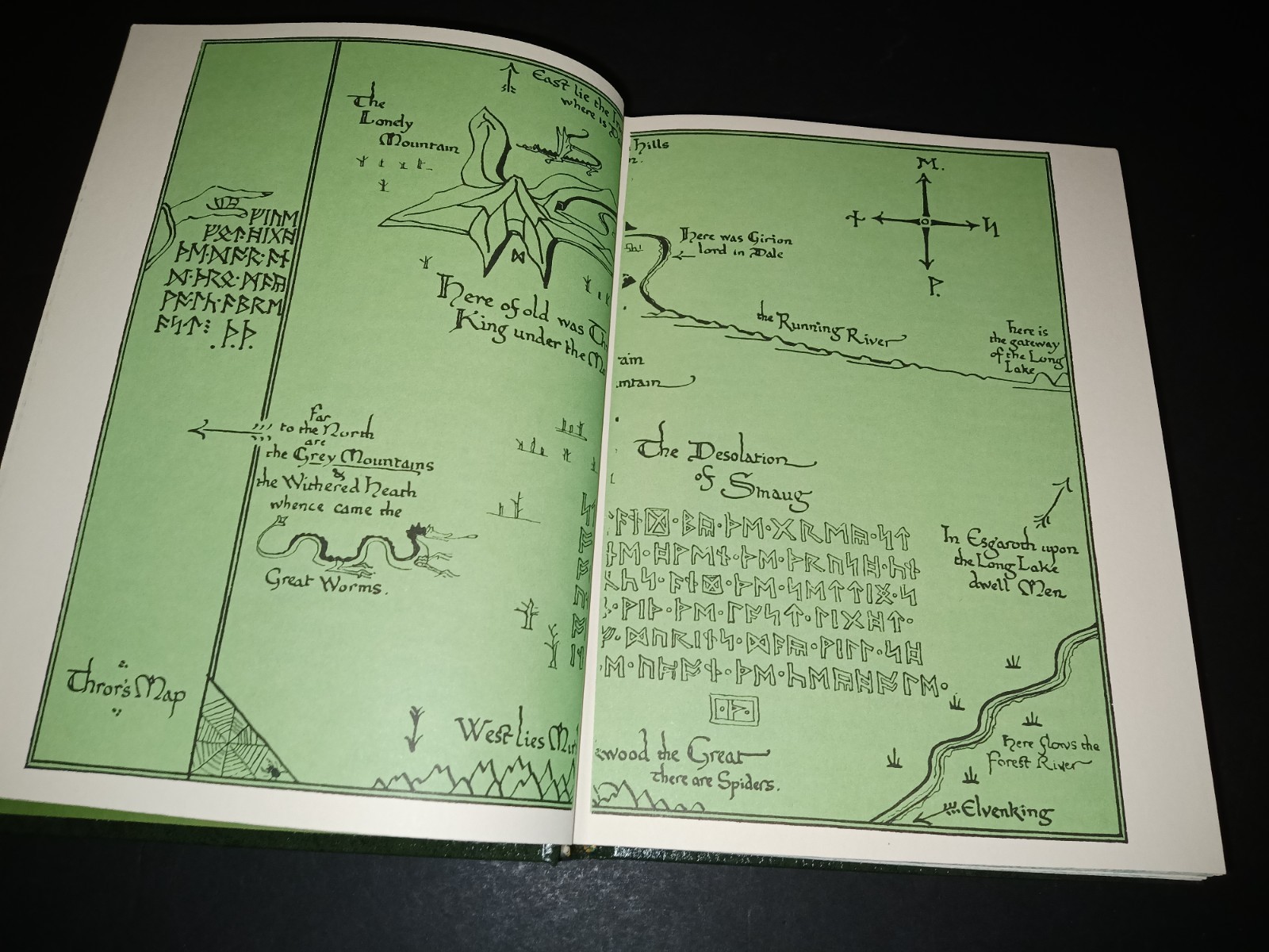 1997 The Hobbit Tolkien HMCo Illustrated Collector’s Edition Book + Slipcase
