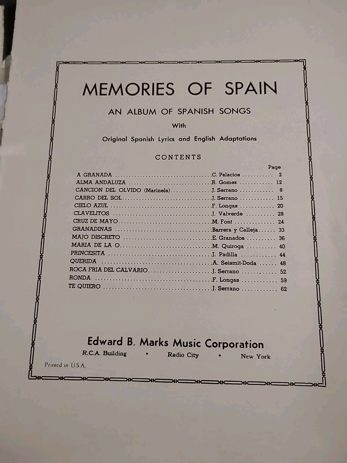 5+ lbs. Vintage Vocal Music Lot – Estate of Valentina Kozlowski