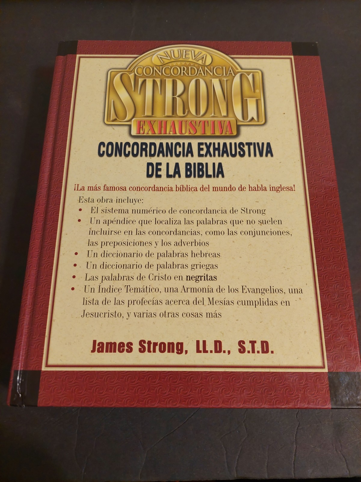 Nueva Concordancia Strong Exhaustiva de la Biblia by James Strong (2002,…