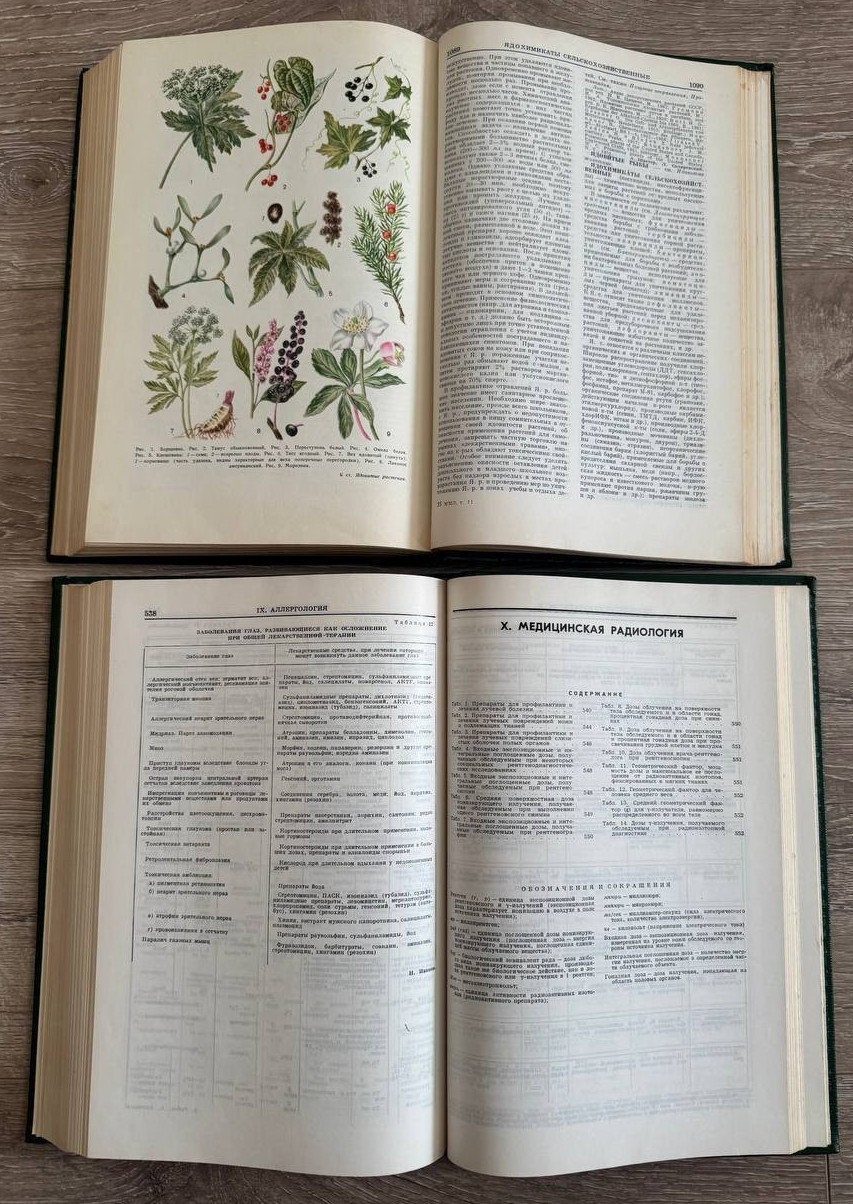 1969 Medical Encyclopedia Set Comprehensive Health Anatomy Surgery Russian book