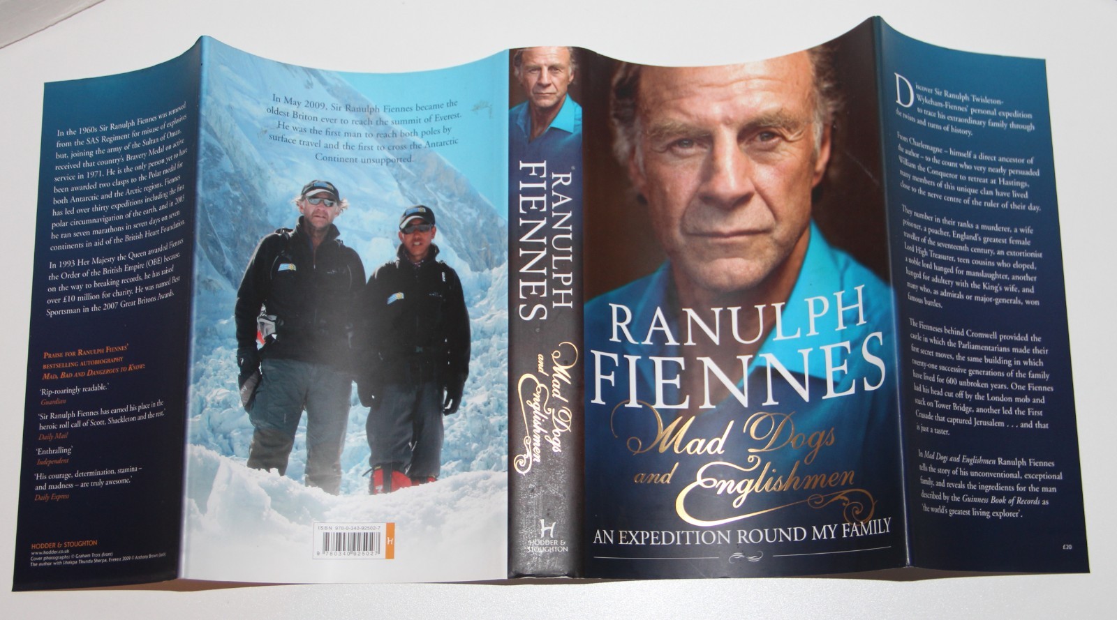 Ranulph Fiennes Signed Mad Dogs and Englishmen Explorer 2009 First Edition