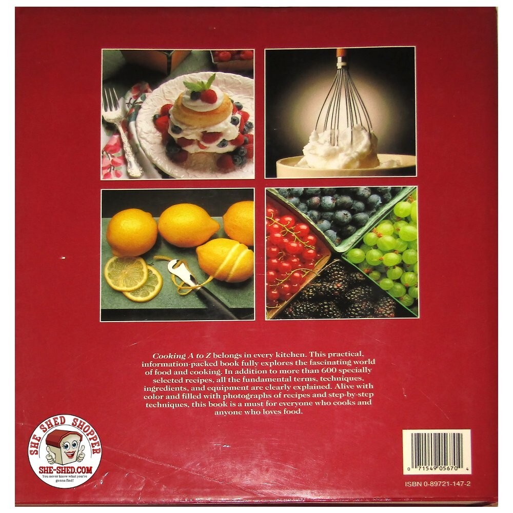 Cooking A to Z Encyclopedia Cookbook California Culinary Academy – Hardcover VGC