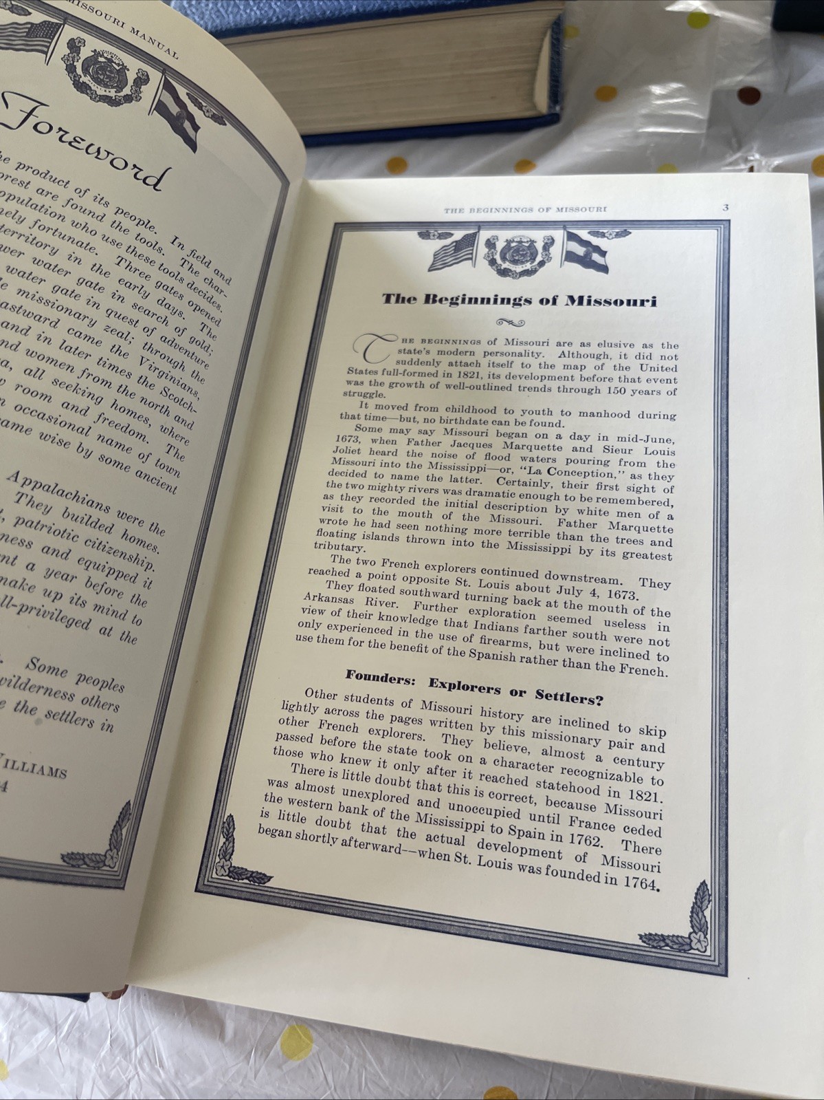 1951-1960 Official Manual State Missouri blue book Walter H Toberman 5 Book Lot