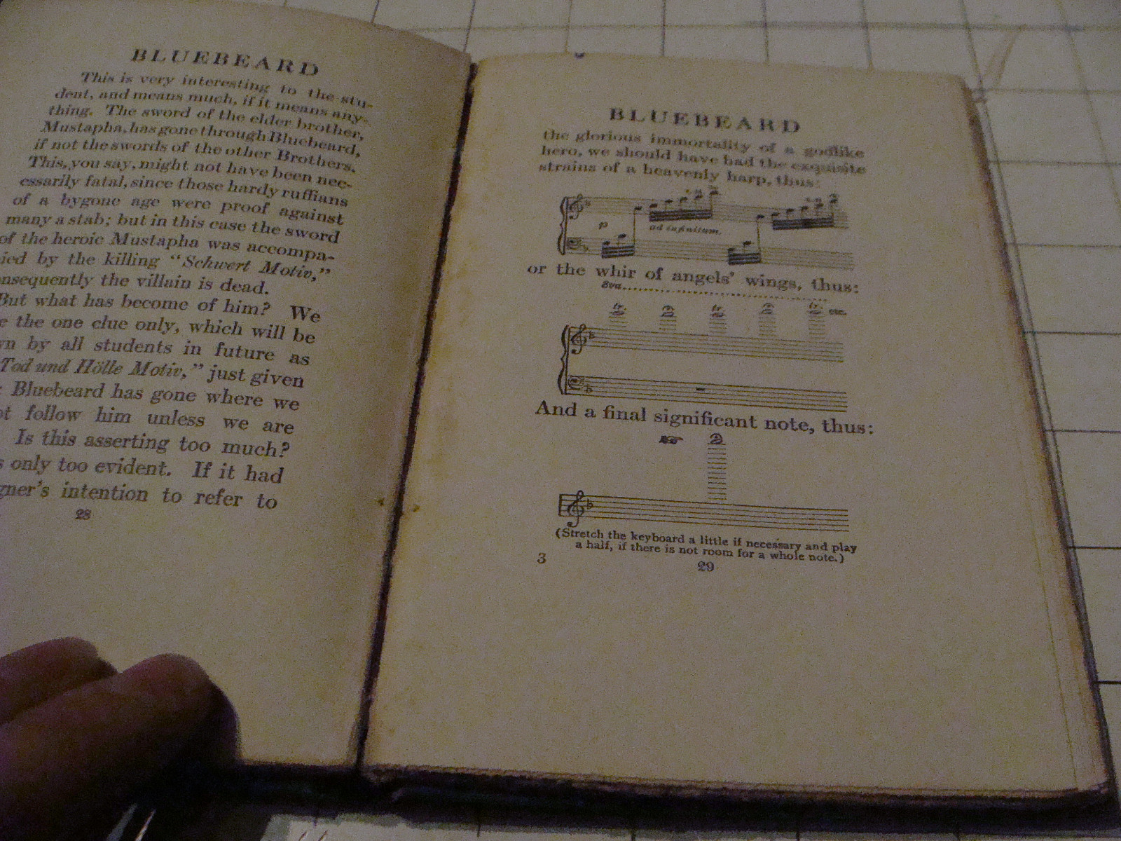 Orig. Vintage book: BLUEBEARD Musical by Kate Douglas Wiggin, 1914, 58 pages