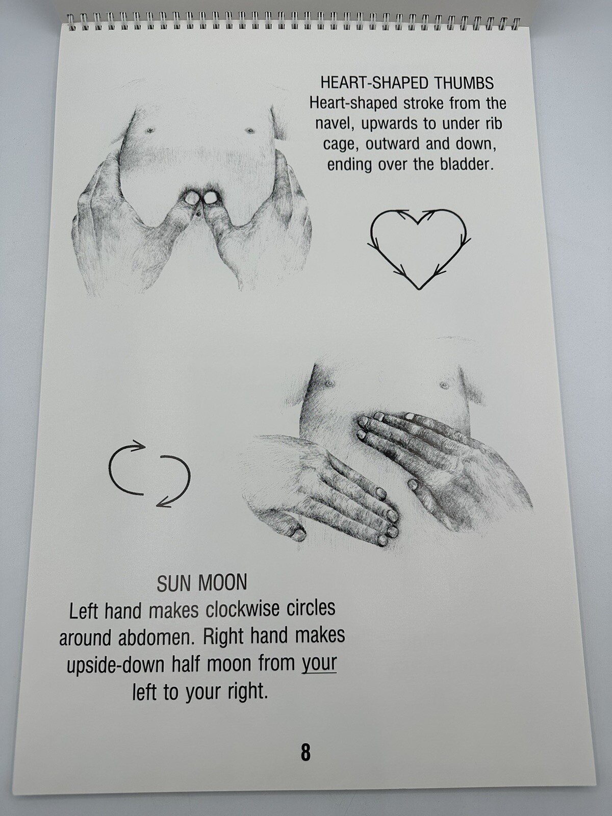 Infant Massage Strokes 1993 Rare Vimala McClure’s Parent Education 18.5 by 12 in