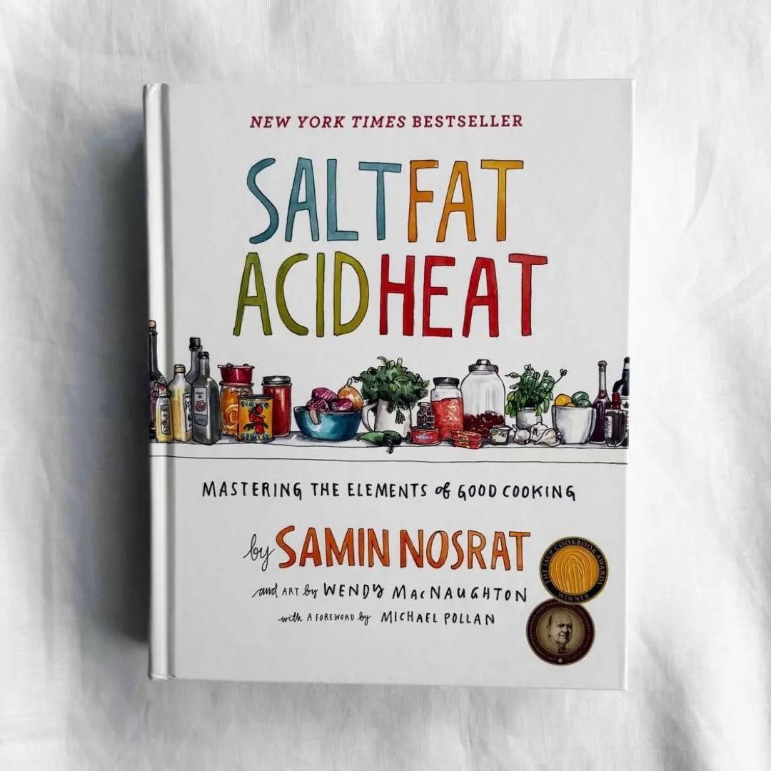Samin Nosrat Salt, Fat, Acid, Heat Cookbook NYT Bestseller Foreign Book