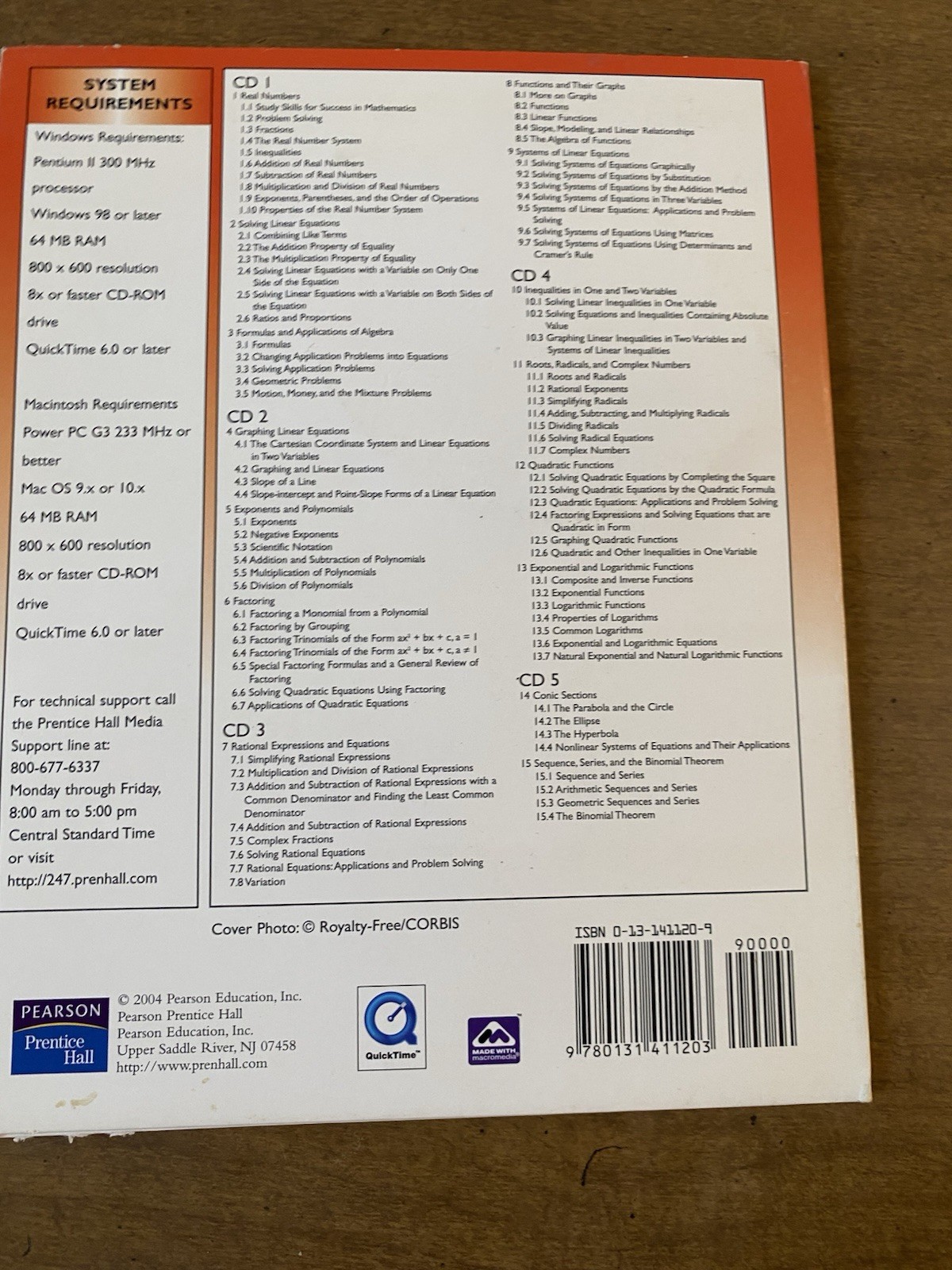 Elementary and Intermediate Algebra, Angel, Allen R. Math Curriculum Homeschool