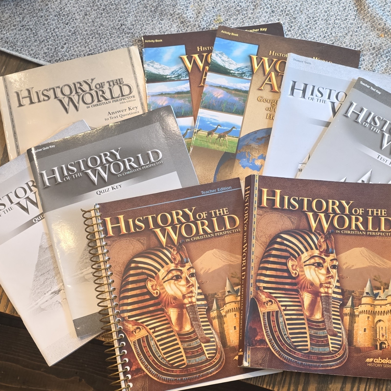 Abeka History of the World Christian Perspective 5th Ed Full Set 18320204