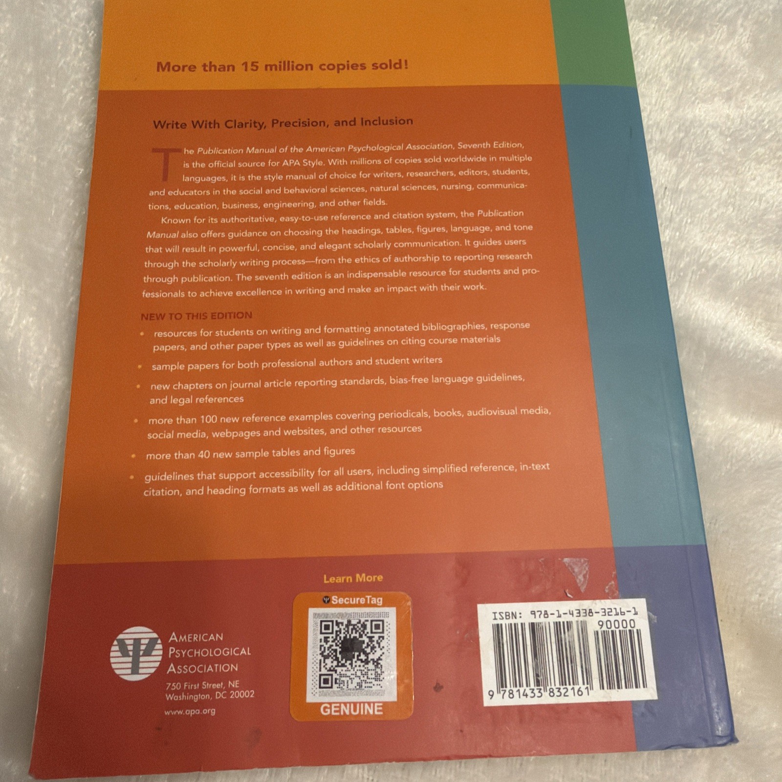 Publication Manual (OFFICIAL) 7th Edition of the American Psychological…