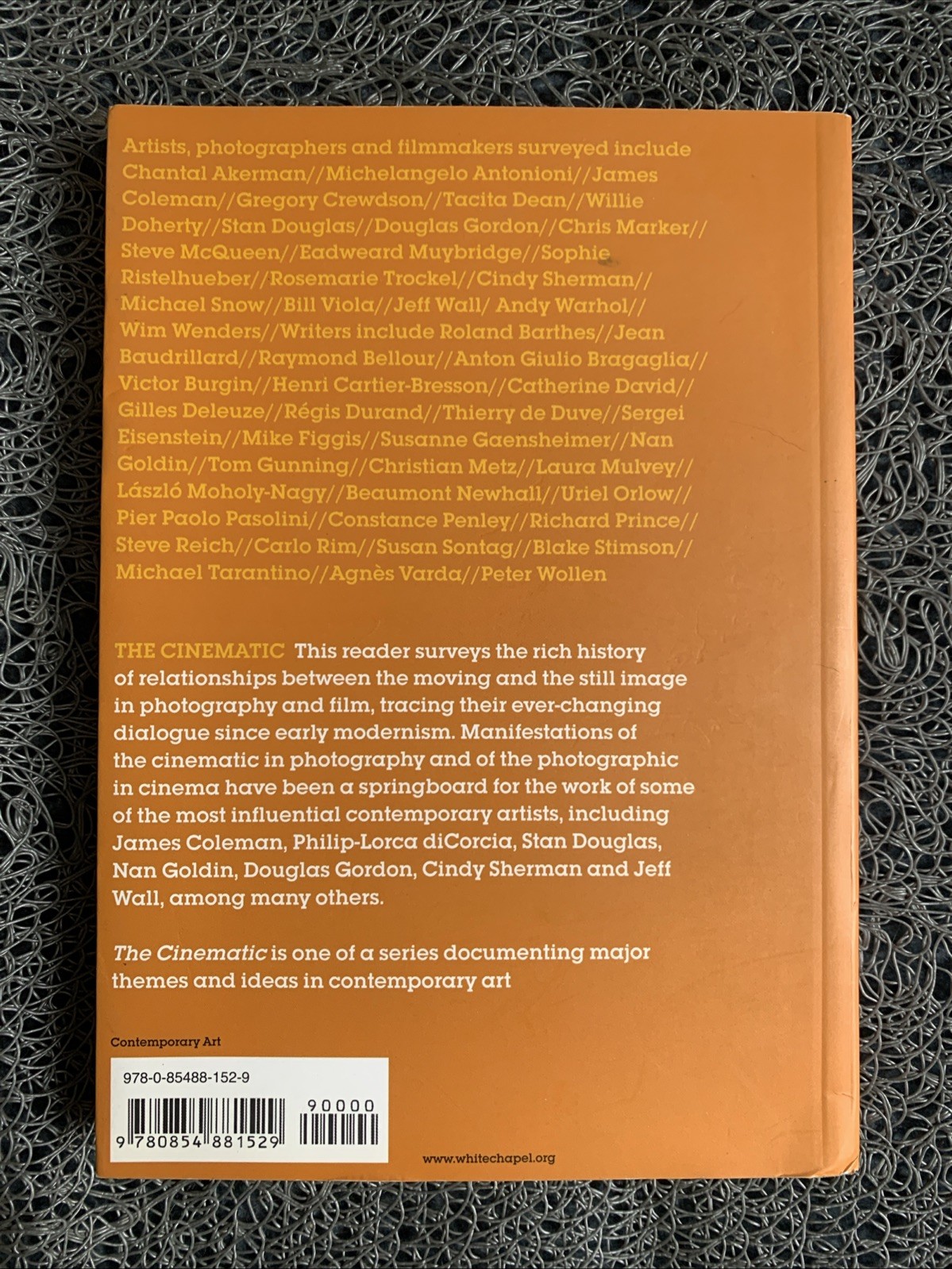 The Cinematic : (Documents of Contemporary Art) : David Campany, Editor : VGC