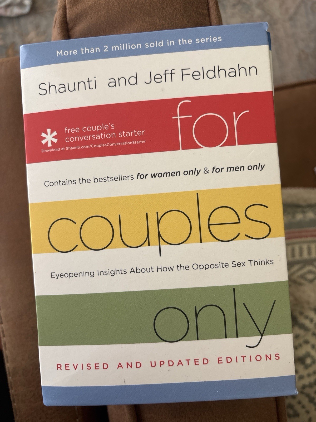 For Couples Only Hardcover Revised & Updated Edition by Shaunti & Jeff Feldhahn