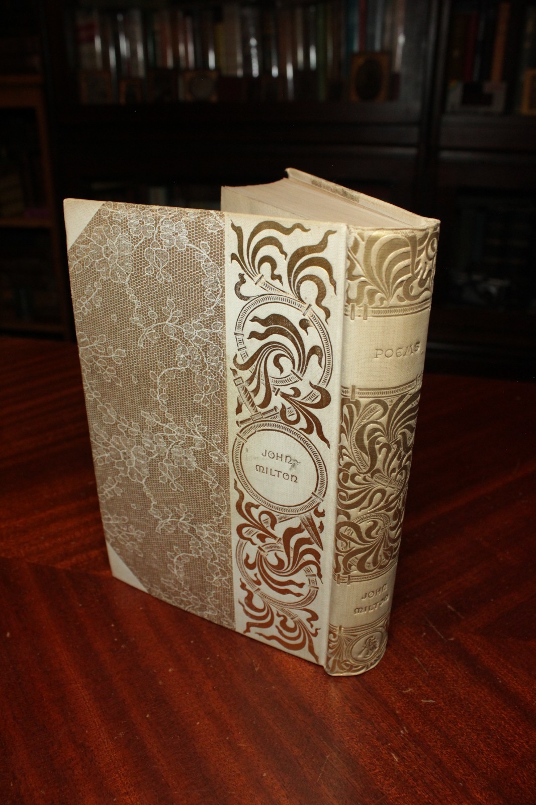 c1890 The Poetical Works of John Milton Fine Binding Stokes
