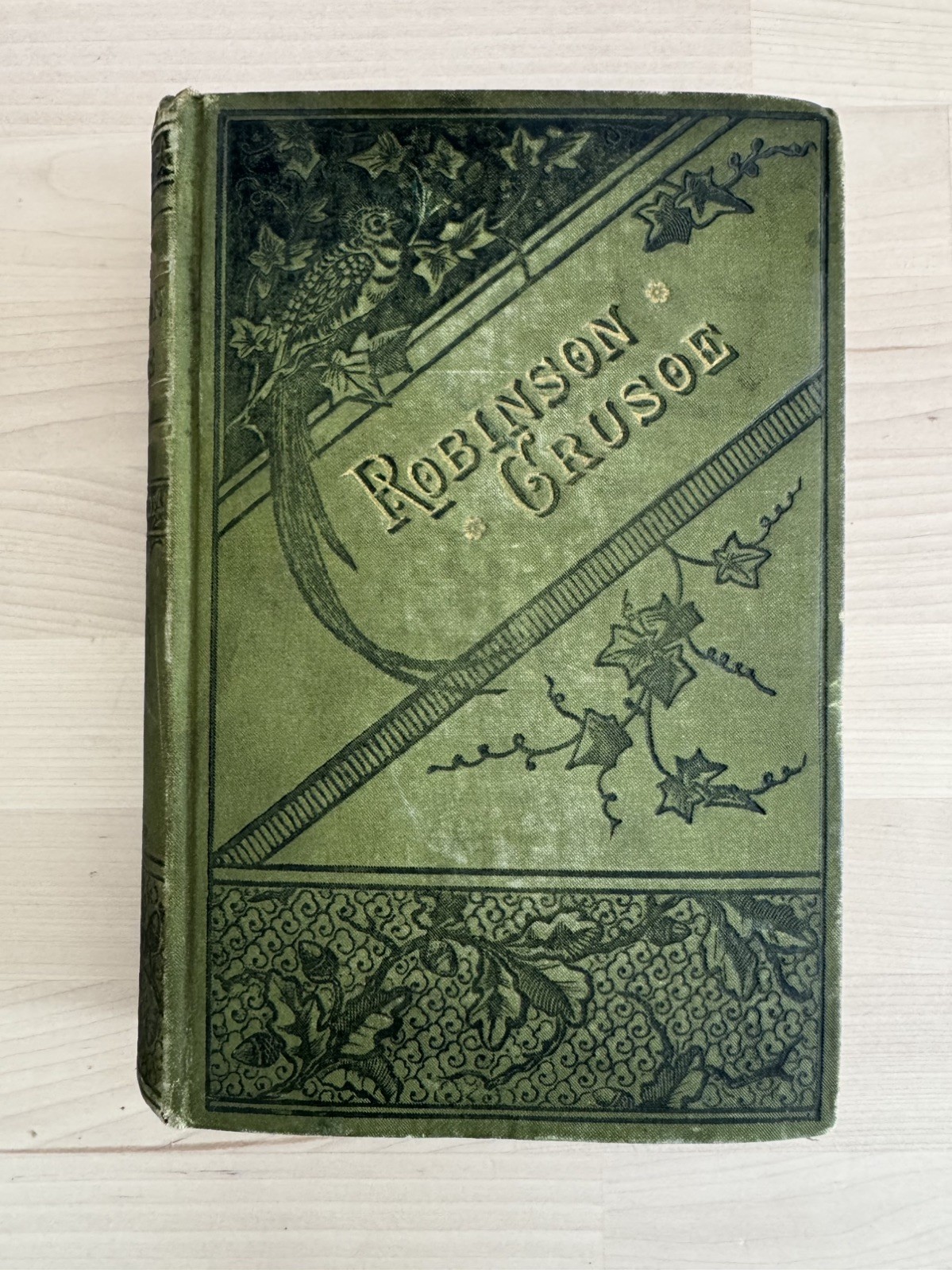 Robinson Crusoe by Daniel DeFoe 1880’s Porter & Coates Antique Hardcover Book
