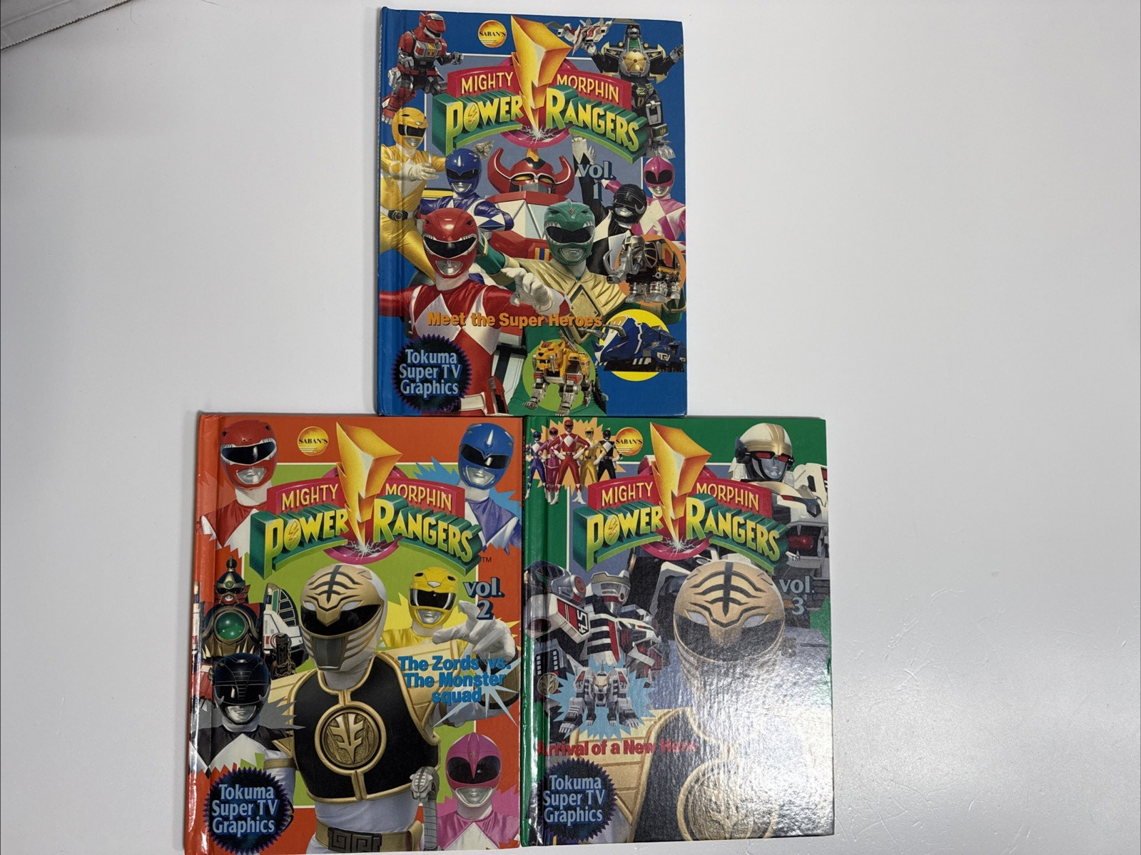 Saban’s Mighty Morphin Power Rangers Vol. 1, Vol. 2, and Vol. 3 1994 Tokuma