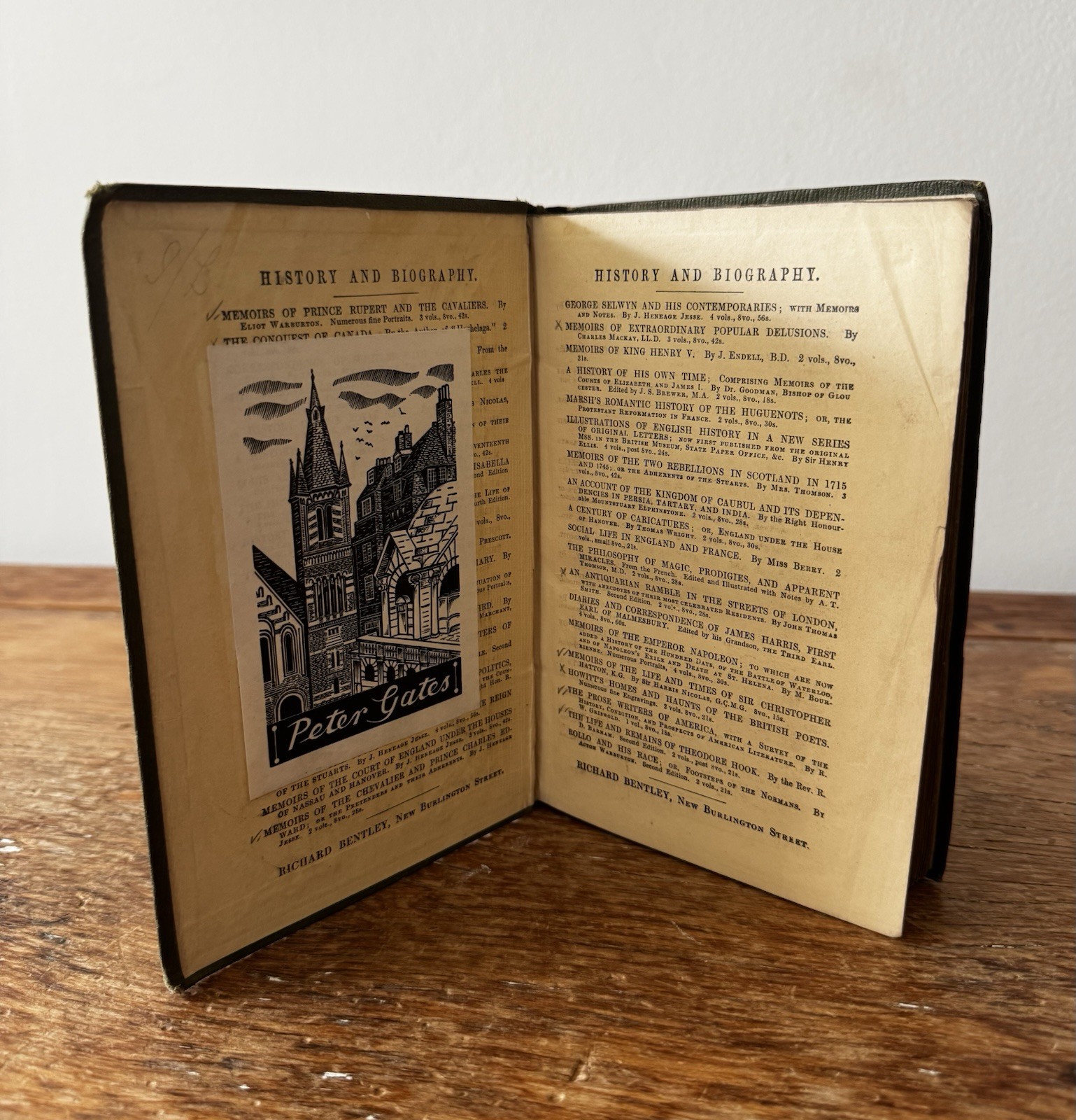 Antique Copy Streets of London by Thomas Smith 1849 Richard Bentley Book