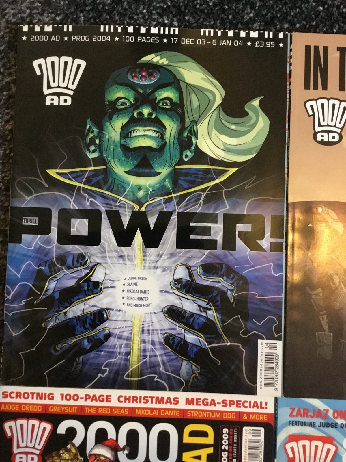 4 2000AD 100 page Xmas Special Progs 2003 2005 2008 2010 VGC