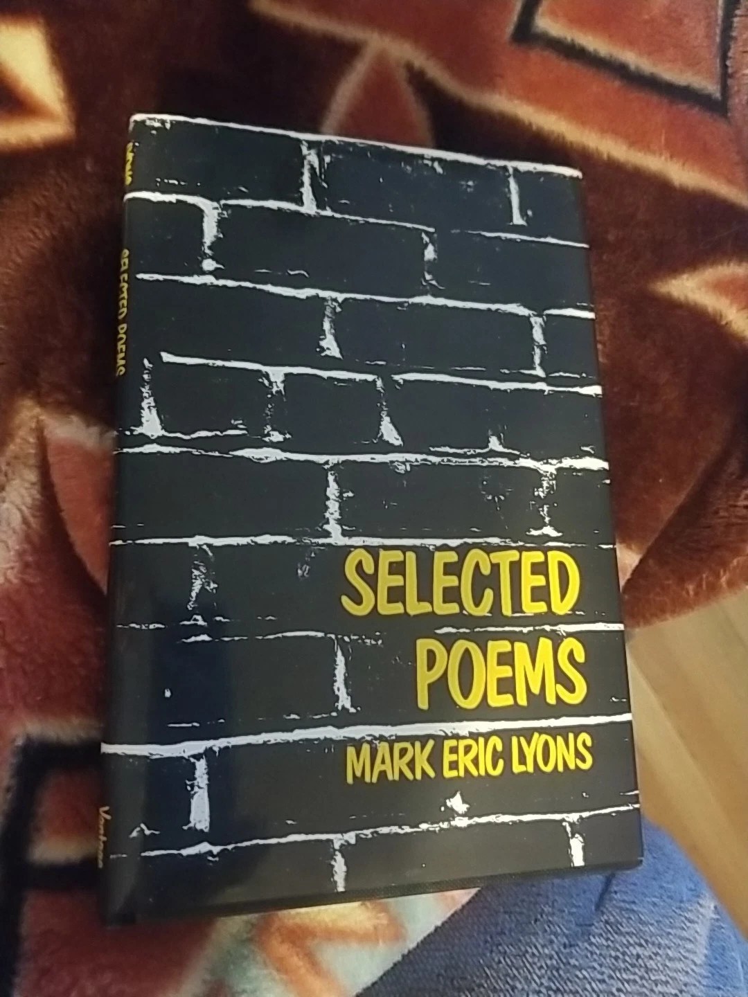 Selected Poems Signed by Mark Eric Lyons Hardcover 1992 1st Edition