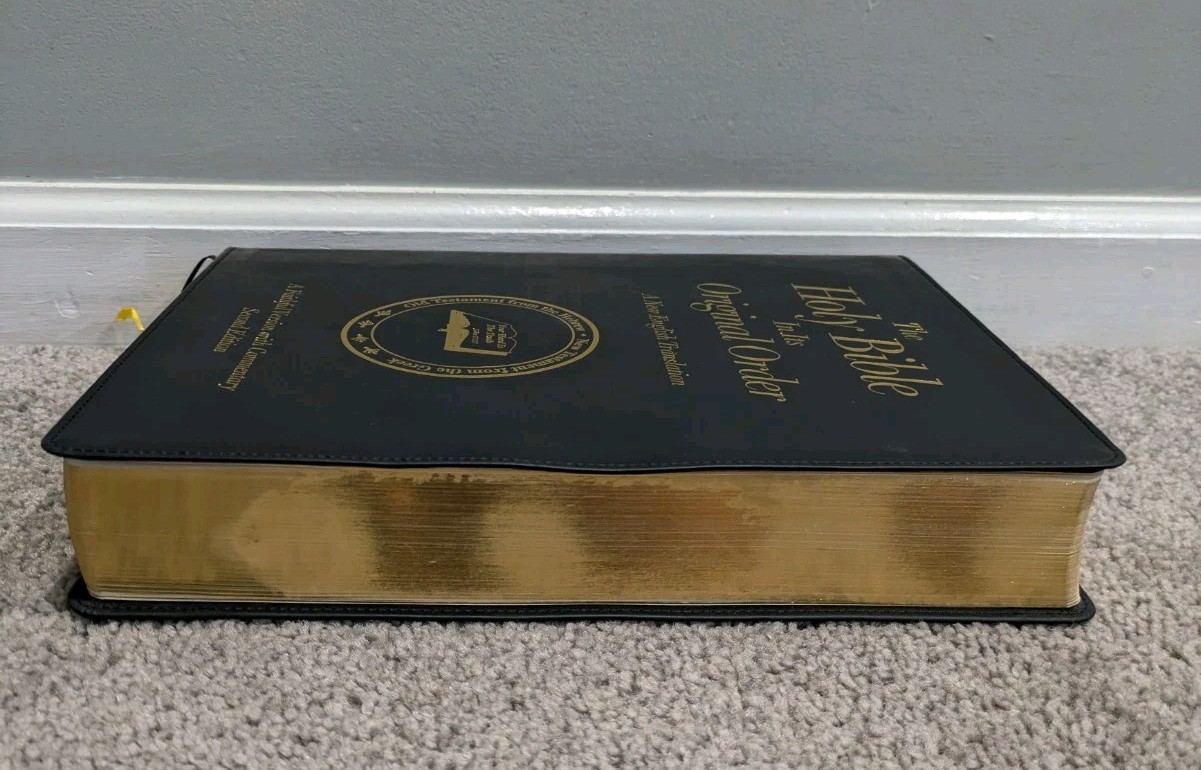 The Holy Bible in Its Original Order A Faithful Version 2nd Ed Leatherette Cover