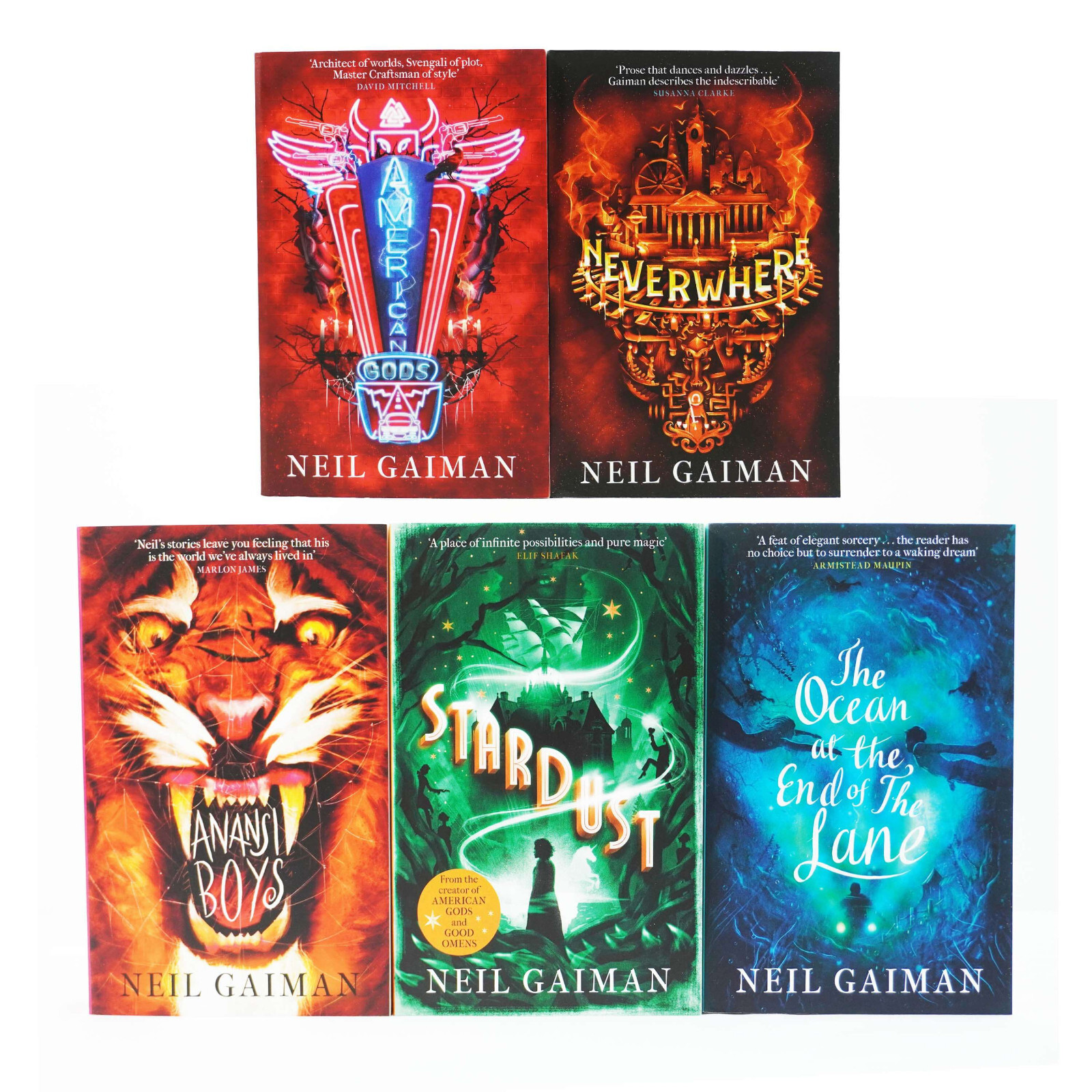 The Neil Gaiman Collection 5 Books Box Set – Fiction – Paperback