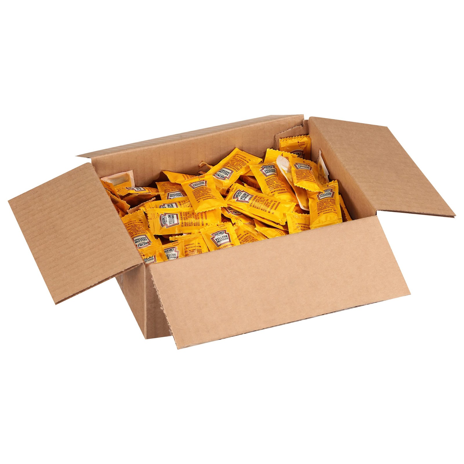 Heinz Mild Mustard Single Serve Packet (0.2 oz 0.2 Ounce (Pack of 200)