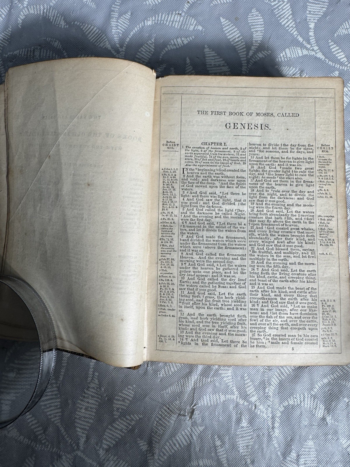 Antique Holy Bible 1868 American Bible Society Pocket Size Leather Guilt Edges