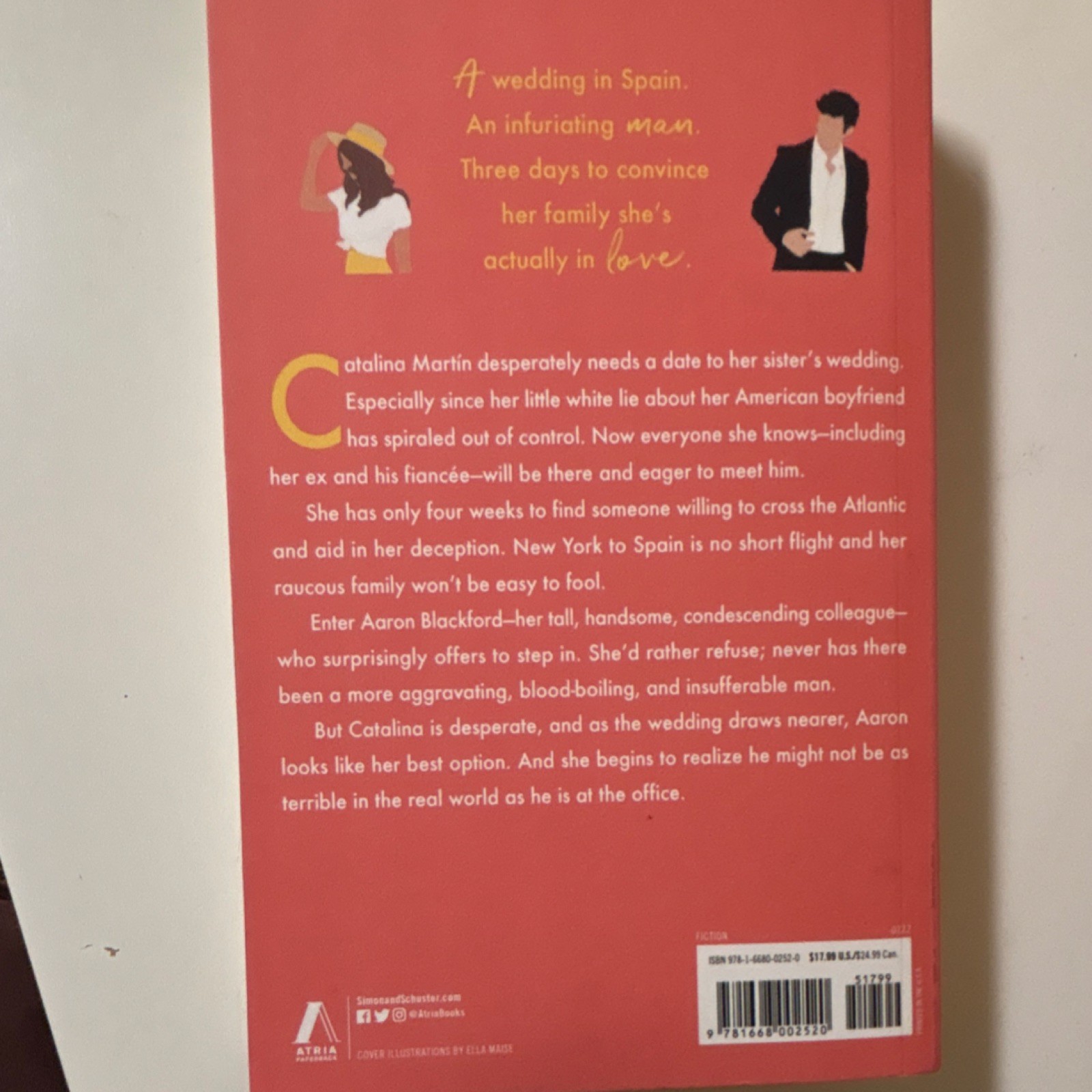 Atria Books The Spanish Love Deception Elena Armas Paperback Romance Series