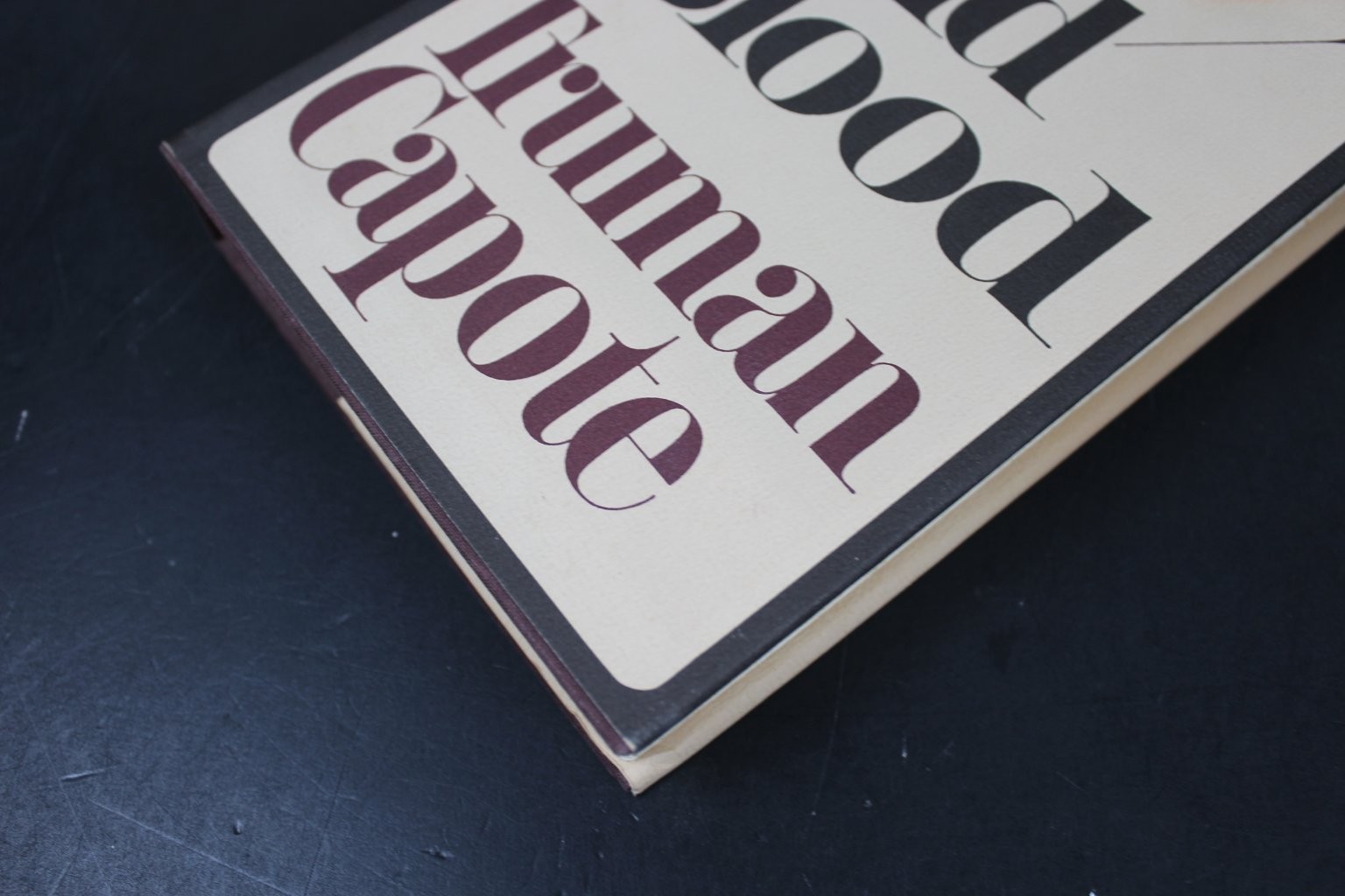 In Cold Blood Truman Capote 1965 First Ed, First Printing True Crime Random ~VG