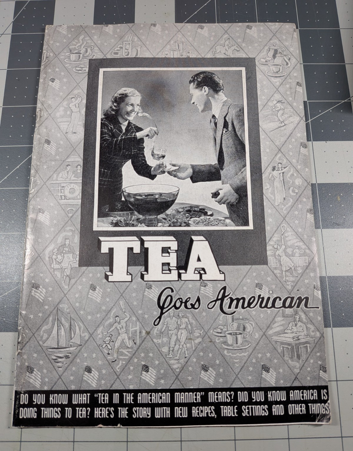 Tea Bureau, Inc. Tea Goes American Tea Brochure/Pamphlet 1939