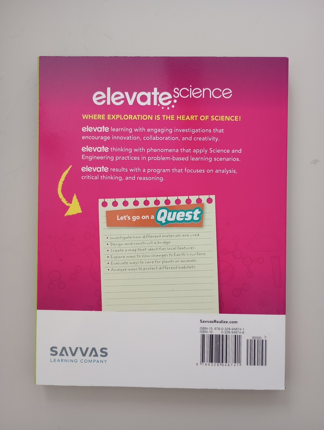 Elevate Science 2019, Grade 2 ISBN 0328948748