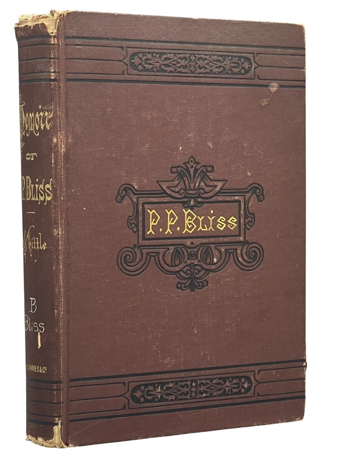 P B BLISS / Memoirs of Phillip P Bliss 1st Edition 1877