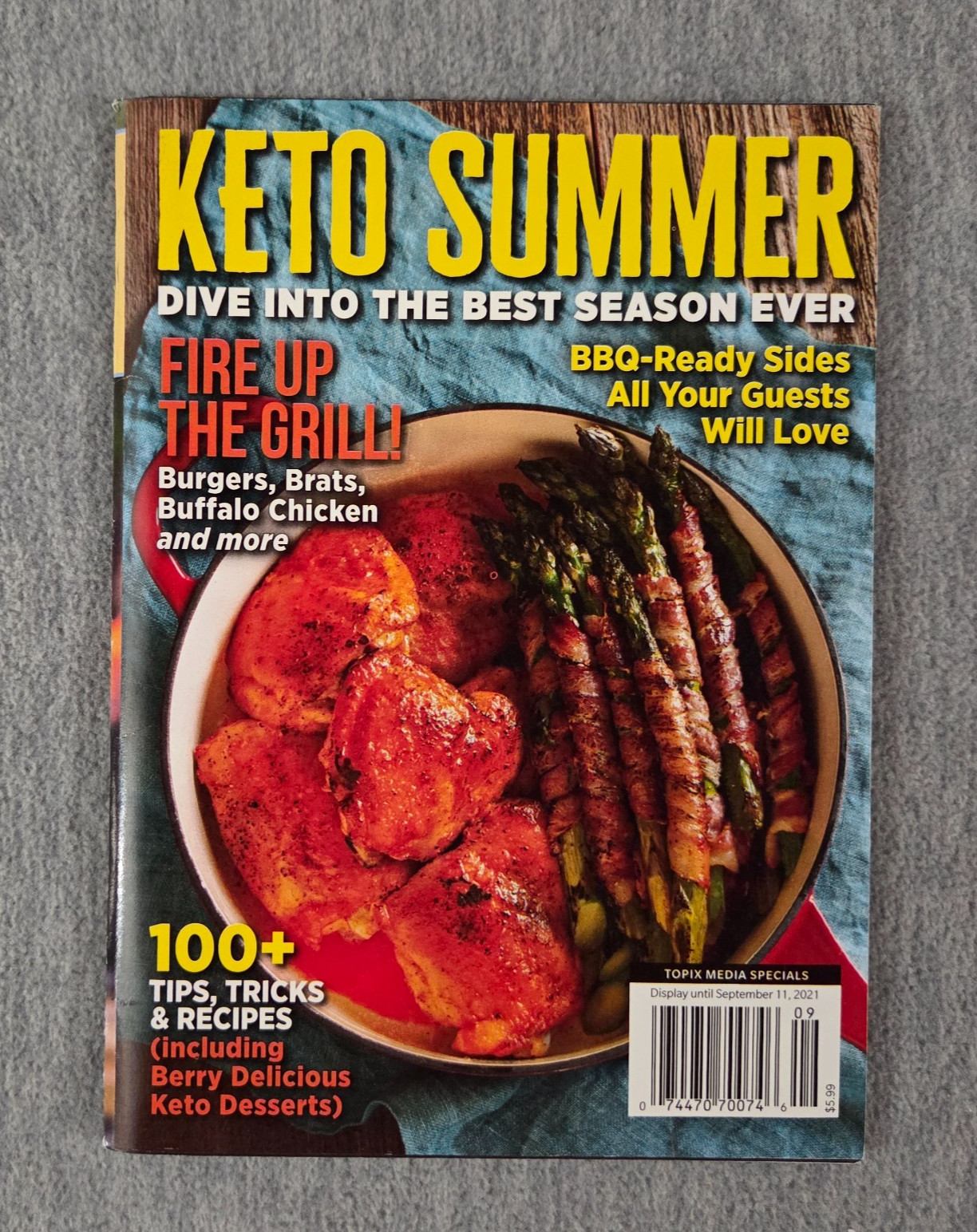 Keto Summer Magazine 2021 Topix Media Specials #20 Digest BBQ Grill NEW
