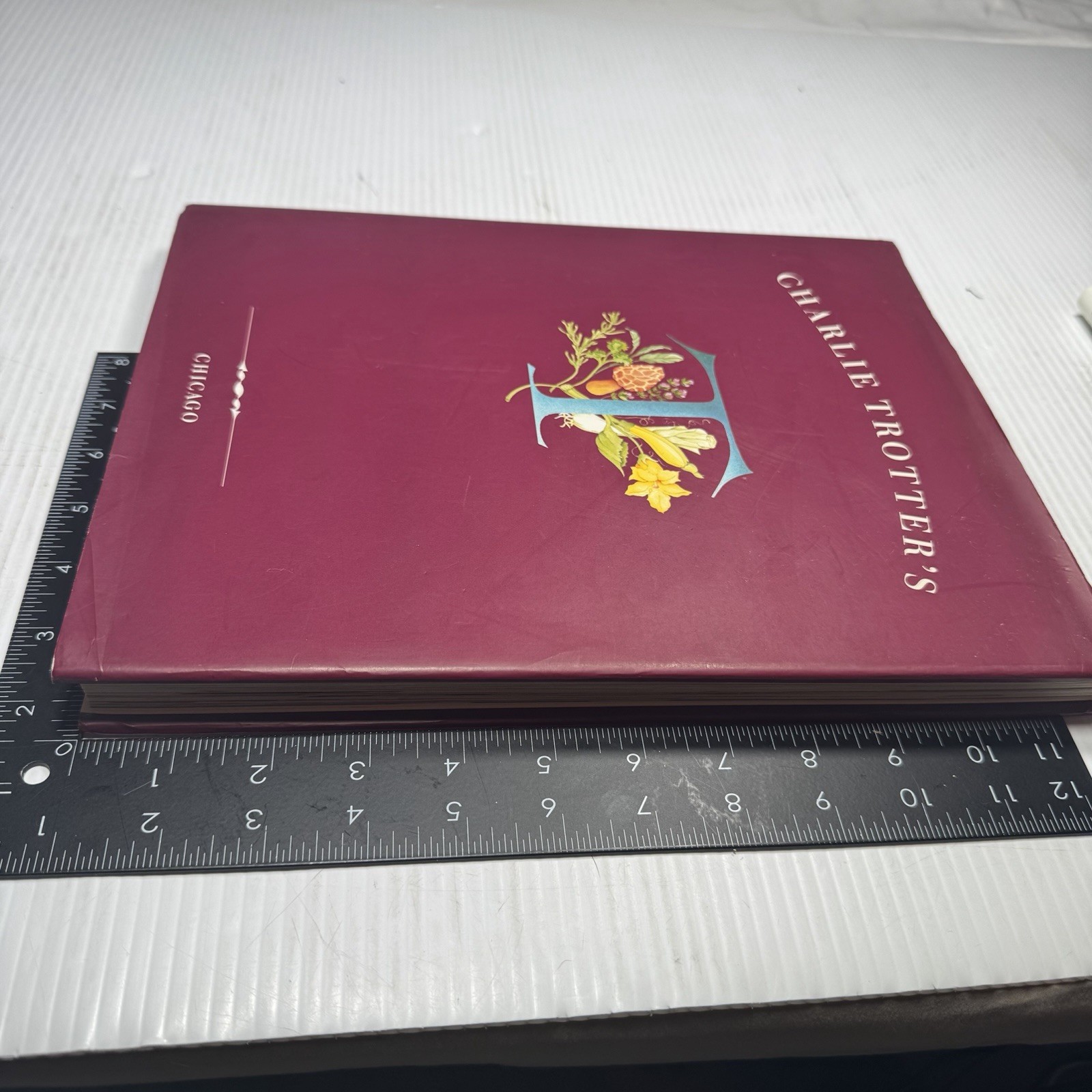 Vintage 1994 Charlie Trotter’s Cookbook Chicago Hardcover Ten Speed Press