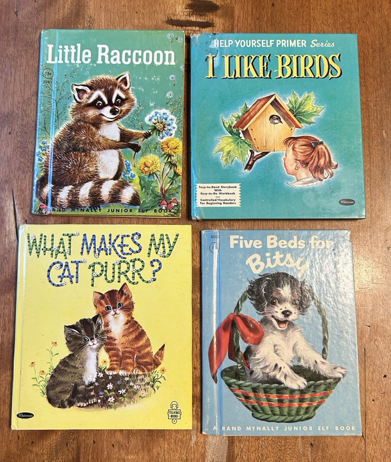 20 Whitman Tell-a-Tale and Rand McNally Junior Elf Books & Cheinco Tin Alphabet