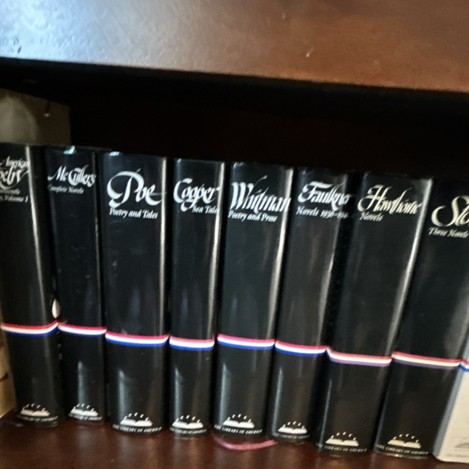 The Library of America Collector’s Edition Hardcover – Poe, Whitman, Faulkner