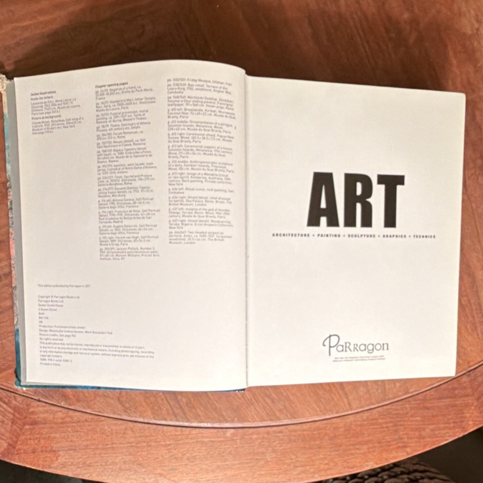 Parragon Books Ltd ART Hardcover Architecture Painting Sculpture Graphics 2011