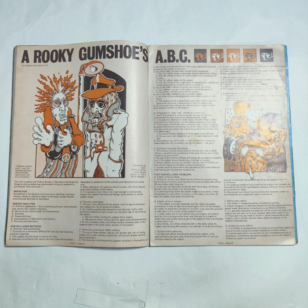 oz magazine 1972 No41 court culture from Japan Crime & Conspiracy