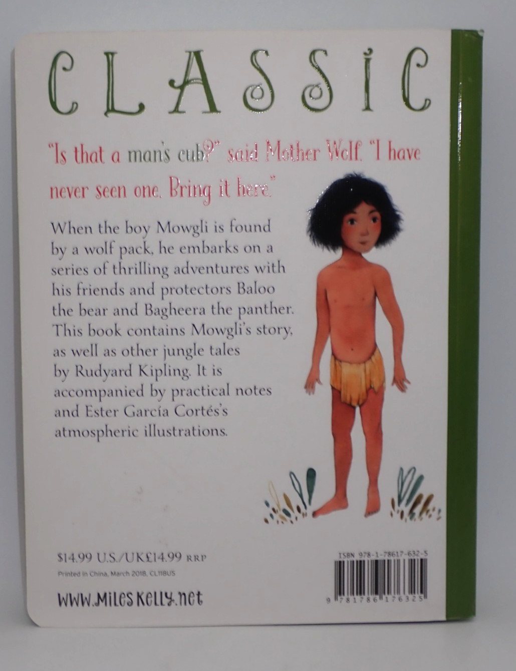 Miles Kelly The Jungle Book Classic Rudyard Kipling Illustrated Ester G Cortes