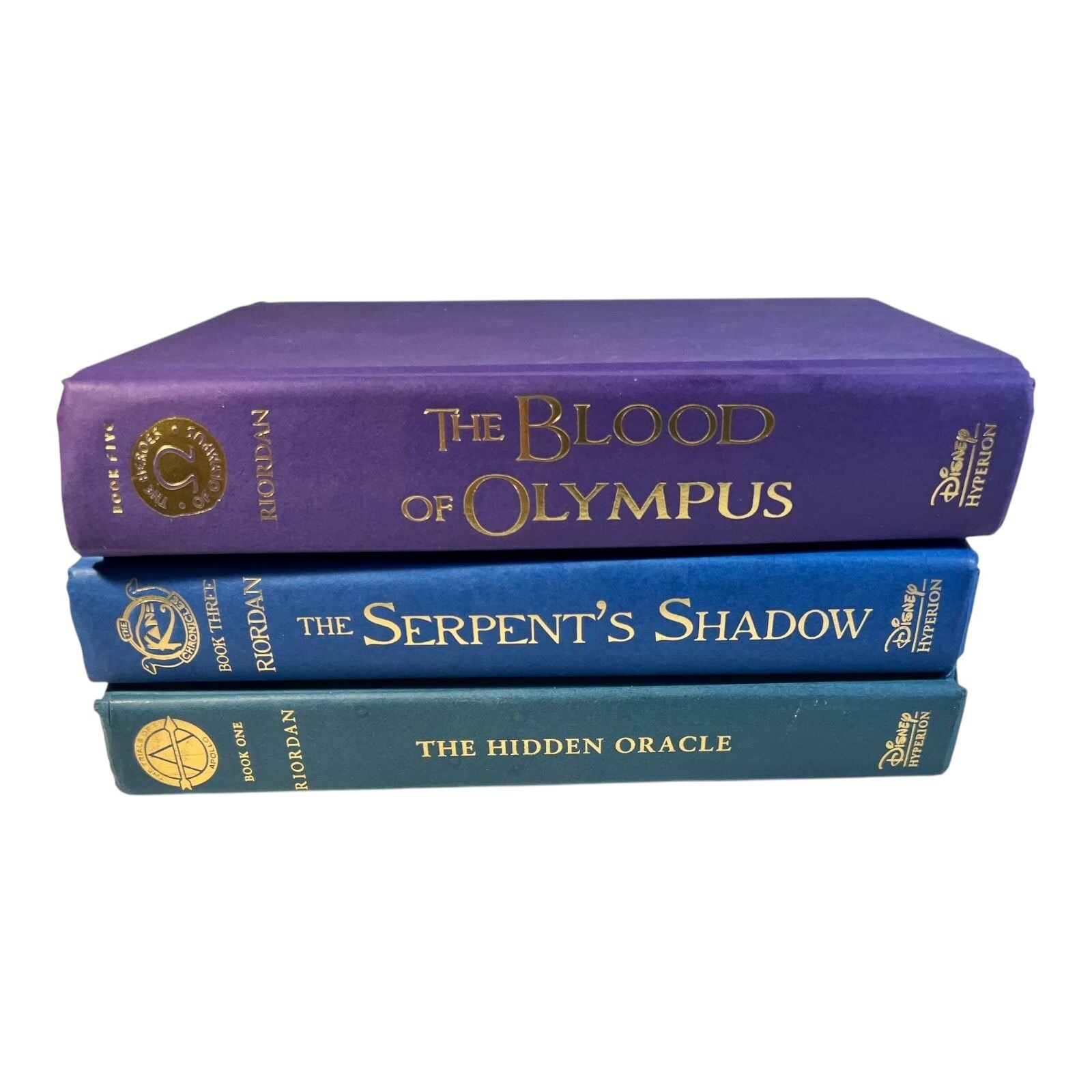 Rick Riordan Hardcover Book Set: 3 Mythology Titles