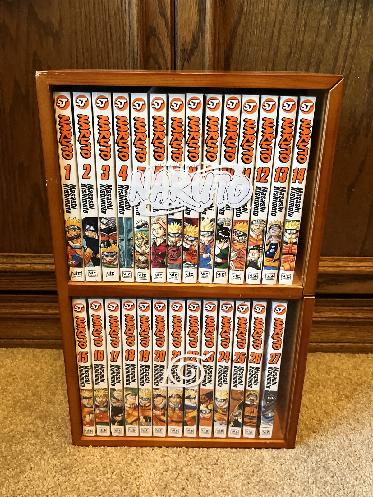 NARUTO – SHONEN JUMP – VIZ -SHADOW BOX – LIMITED EDITION – VOLUMES 1-27
