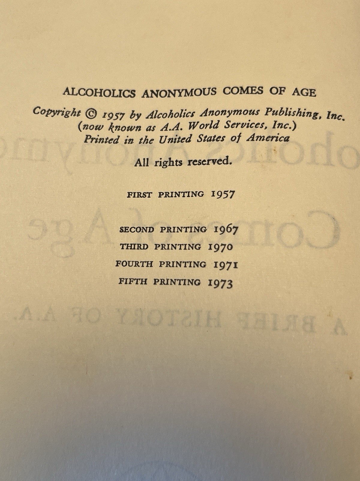 4 lot ALCOHOLICS ANONYMOUS Books AA Al-Anon Recovery Addiction 1970’s – 2020