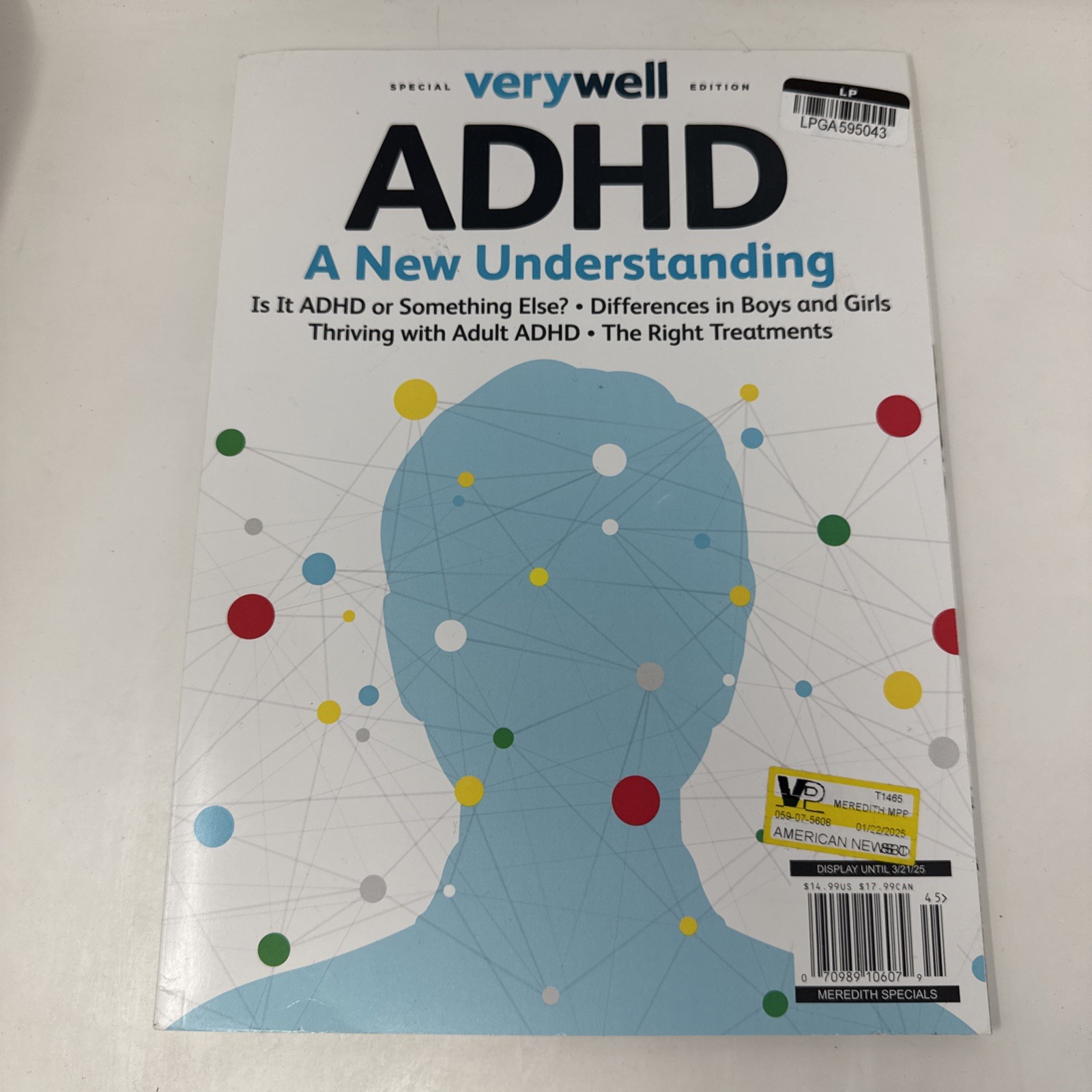 G3 – VERY WELL MAGAZINE SPECIAL EDITION ADHD A NEW UNDERSTANDING, 2025 ISSUE