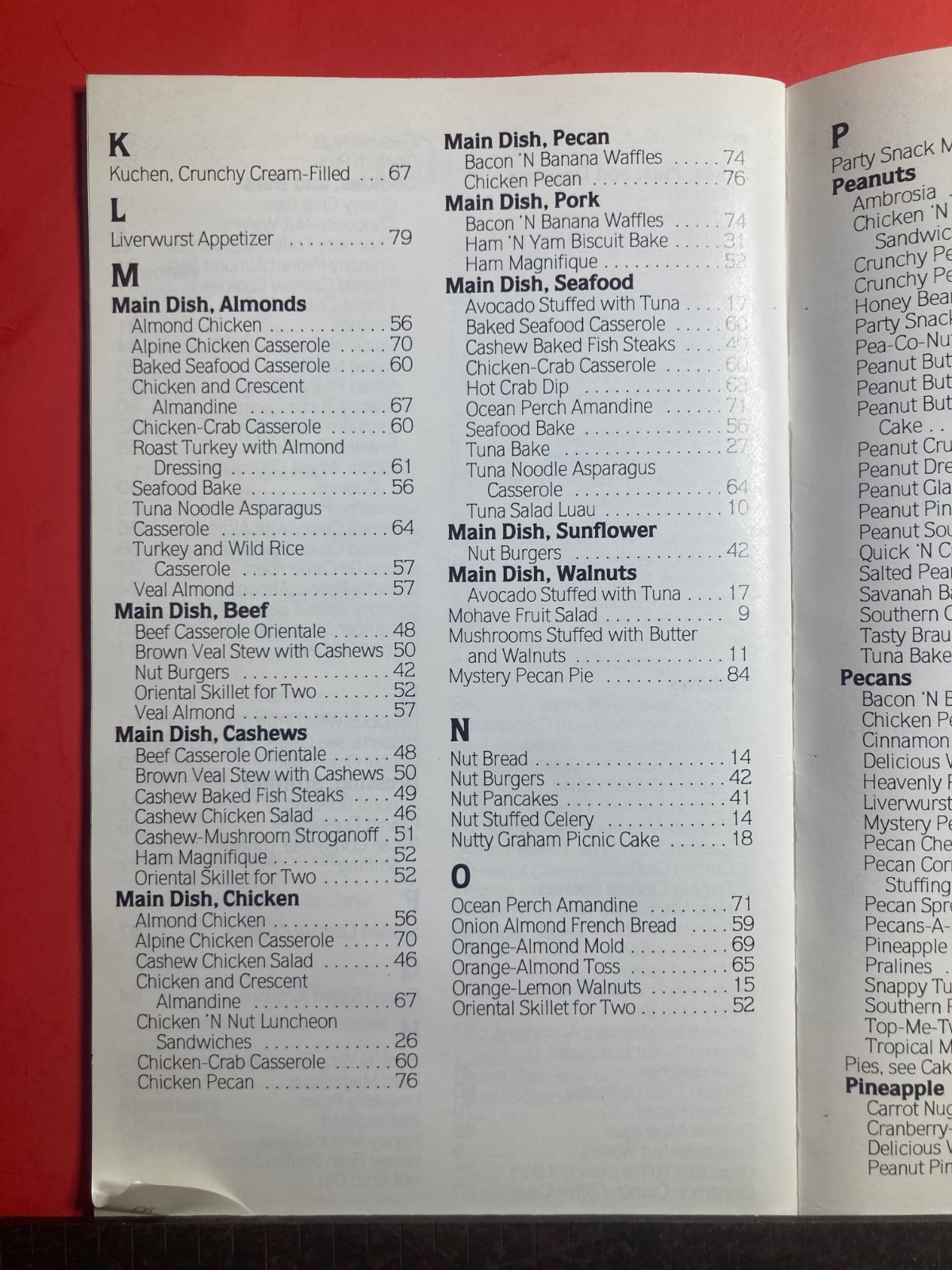 PILLSBURY GOING NUTS COOKING RECIPES COOKBOOK 96 PAGES 1991 CHRISTMAS